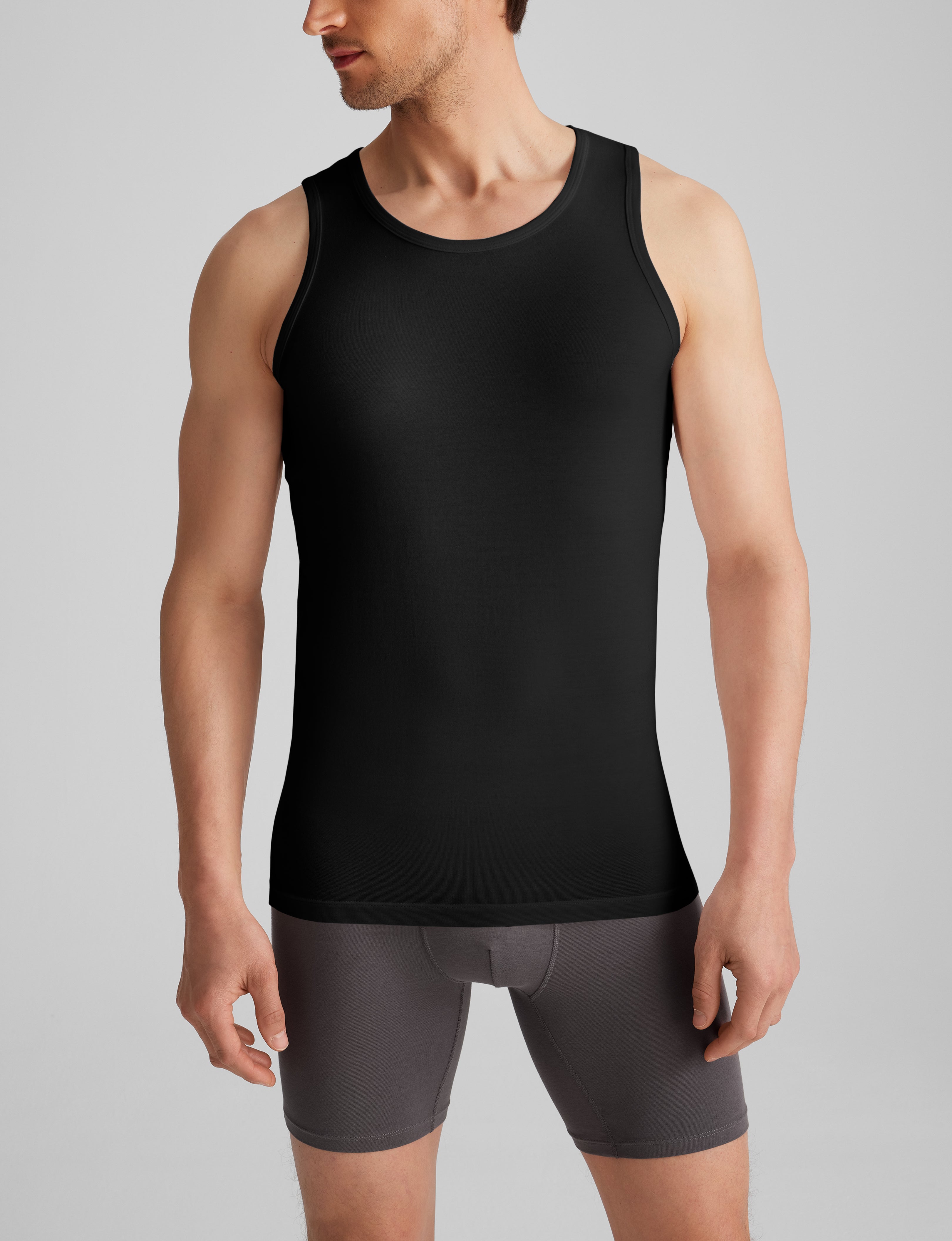 Cool Cotton Tank Stay-Tucked Undershirt - Image 2
