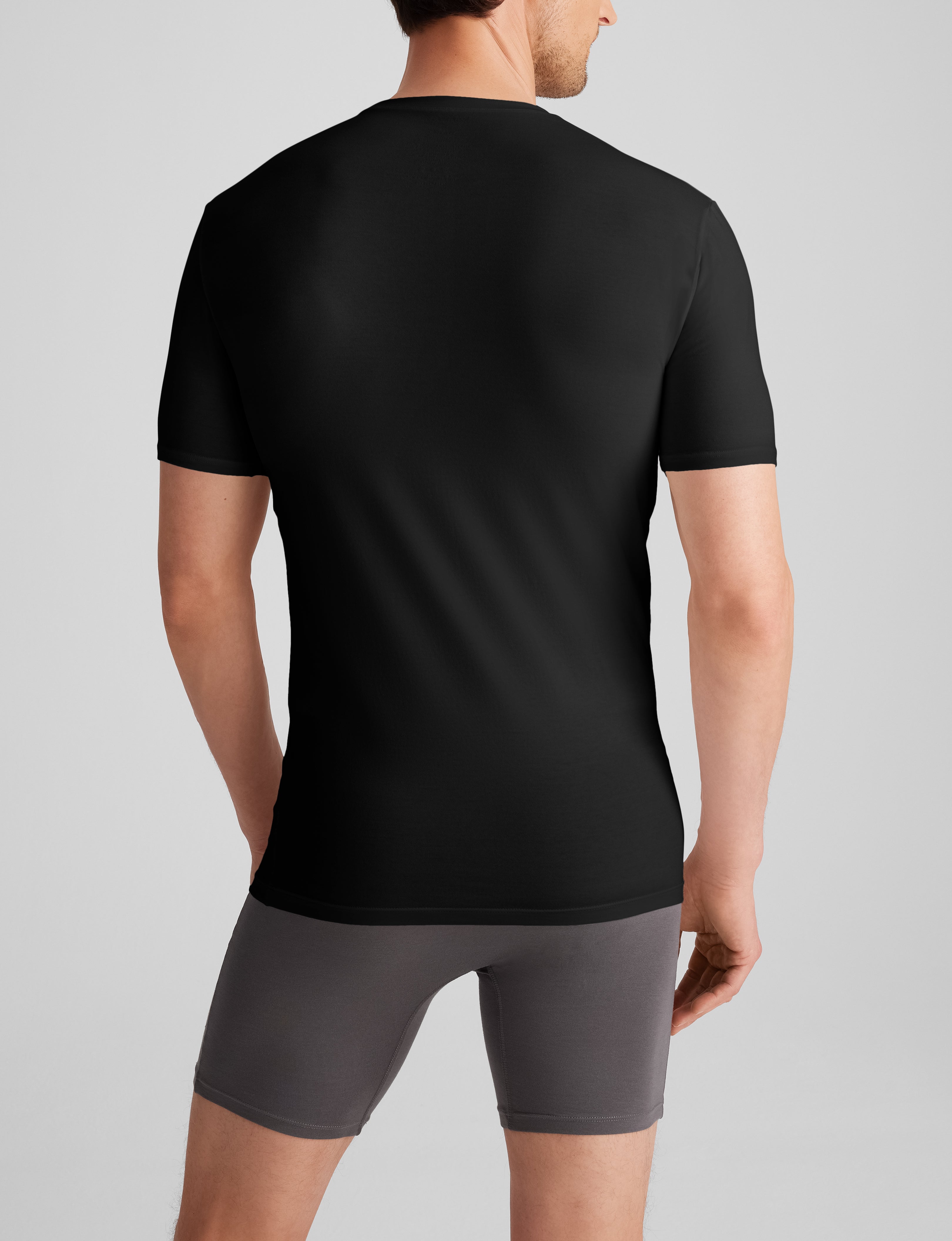 Cool Cotton Crew Neck Stay-Tucked Undershirt (3-Pack) - Image 4