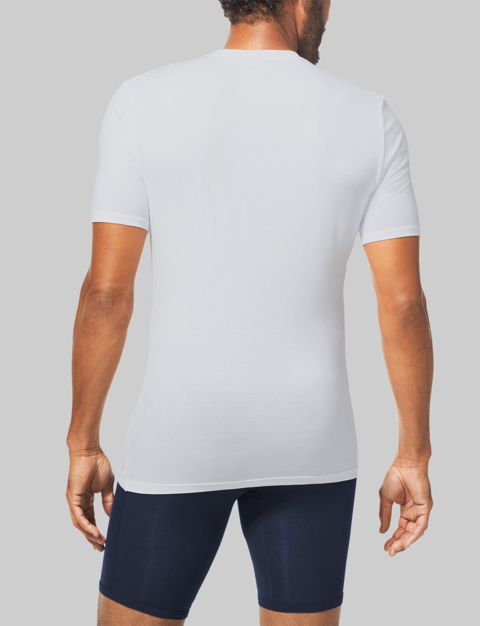 Cool Cotton Crew Neck Stay-Tucked Undershirt - Image 2
