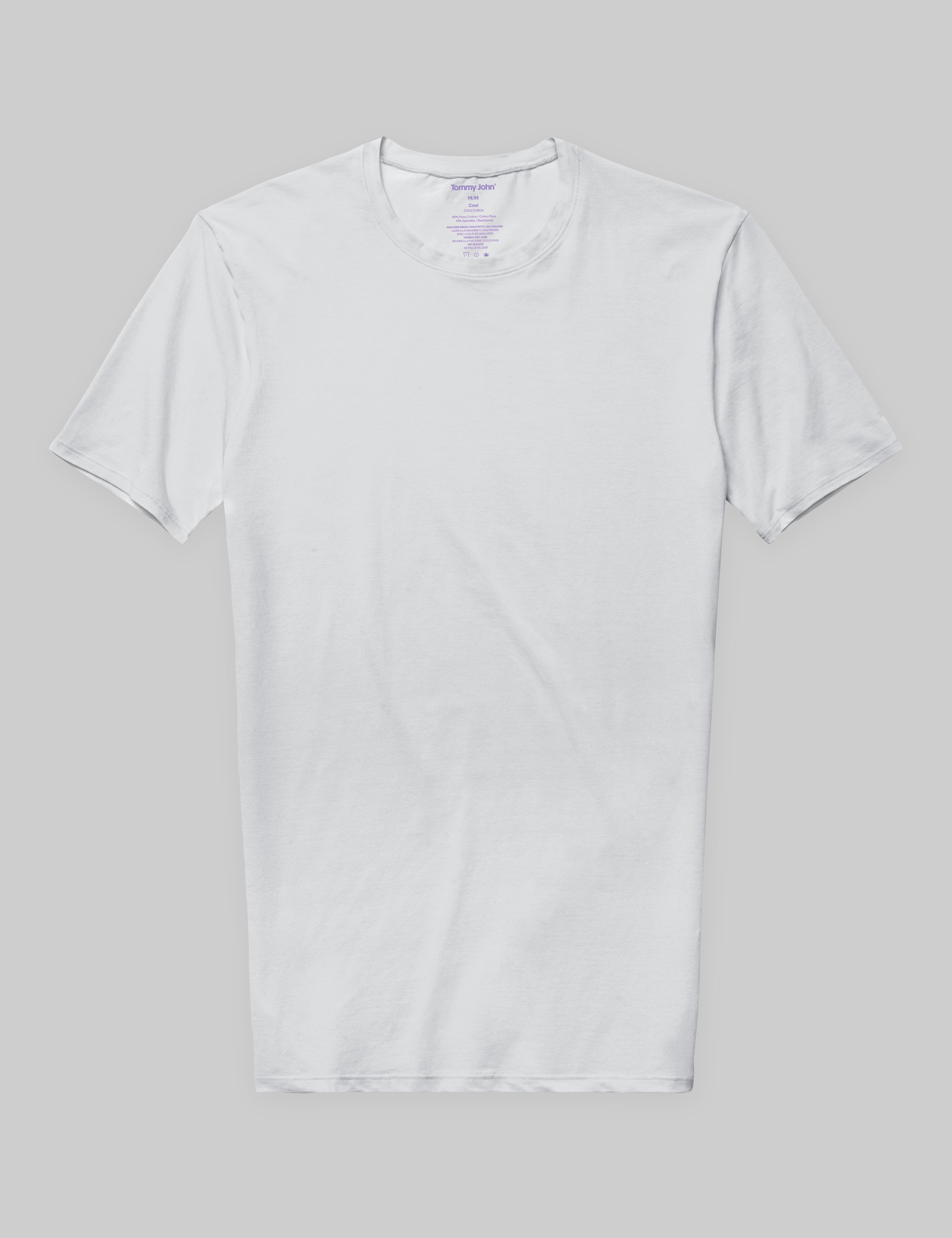 Cool Cotton Crew Neck Stay-Tucked Undershirt - Image 3