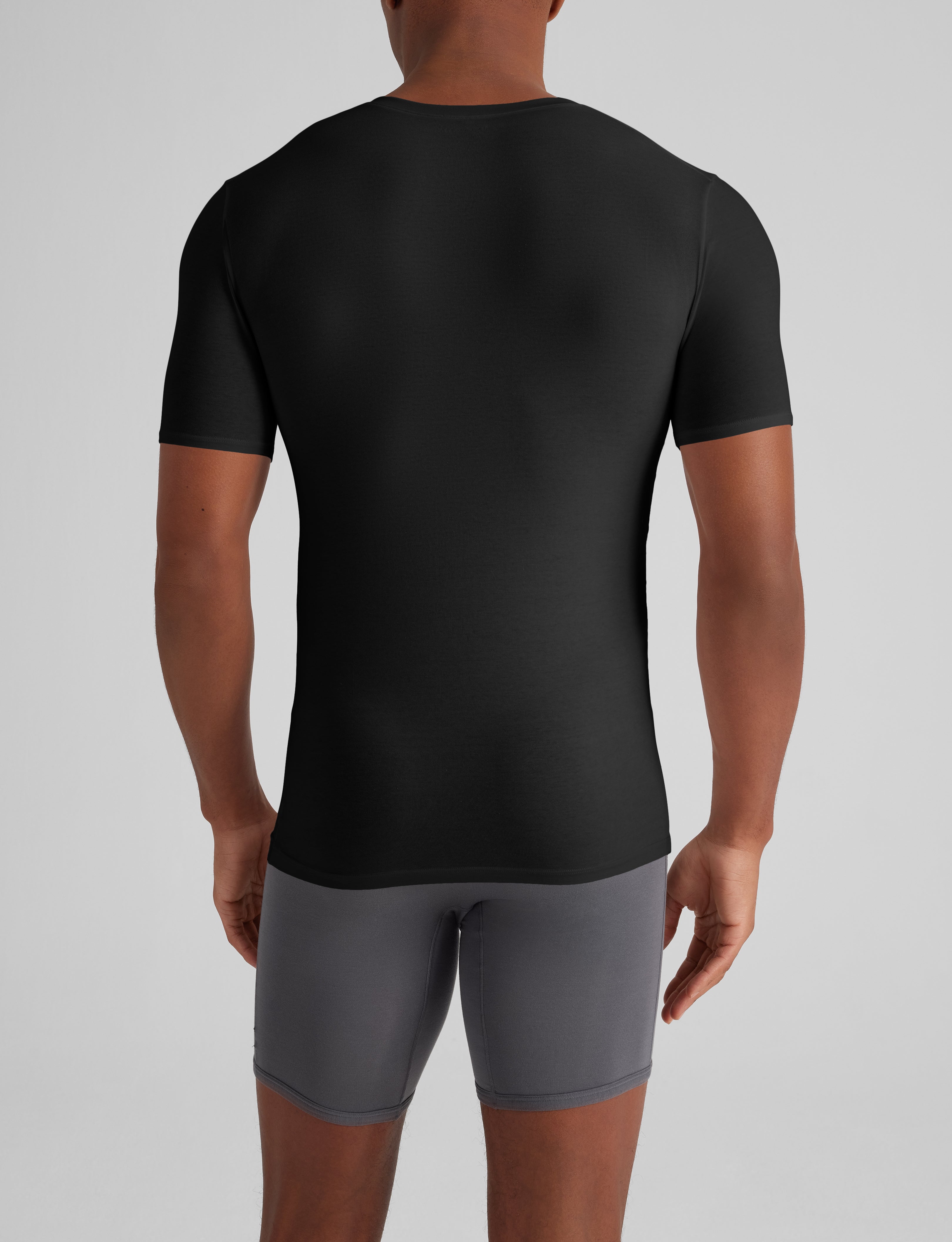 Cool Cotton Deep V-Neck Stay-Tucked Undershirt (6-Pack) - Image 4