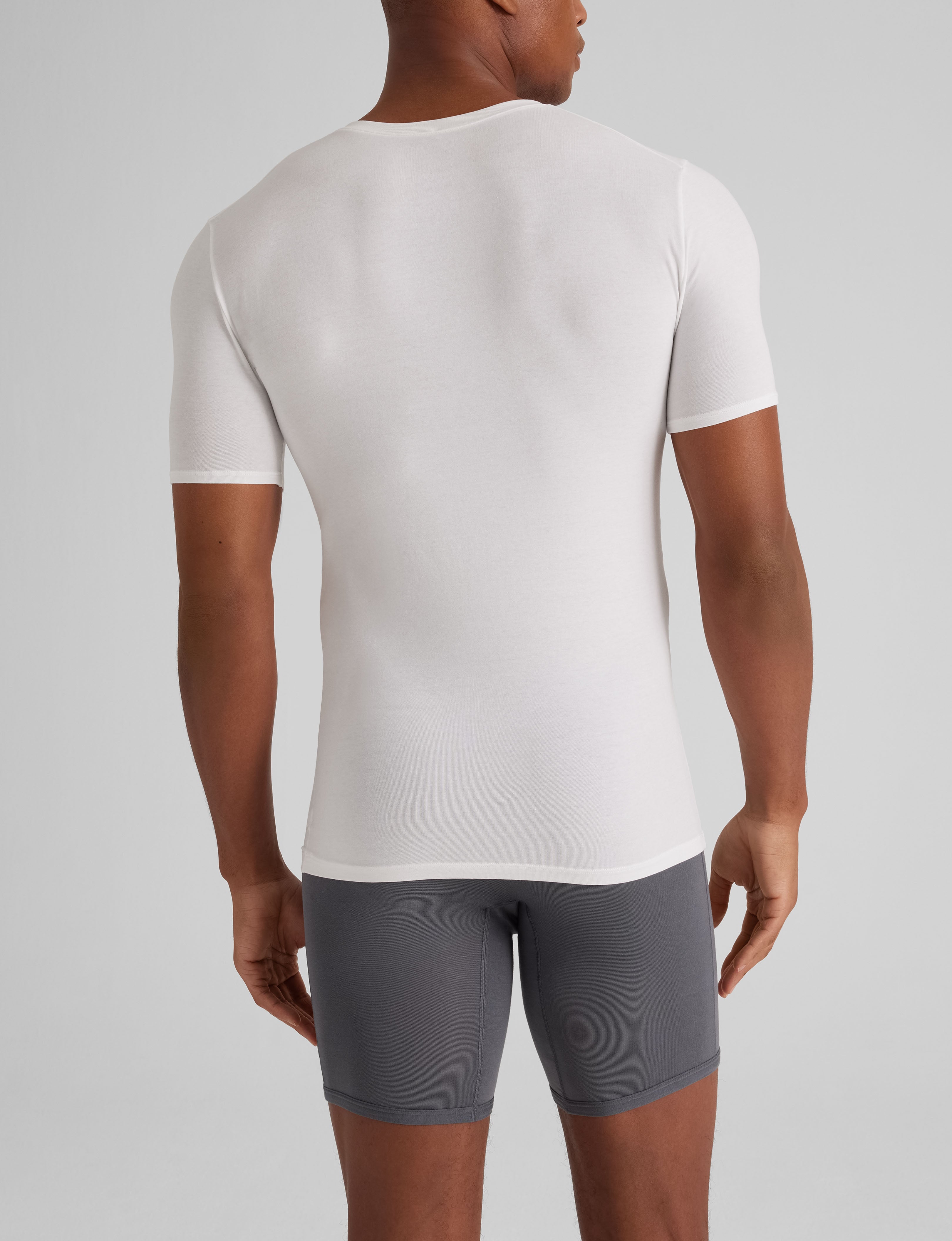 Cool Cotton Deep V-Neck Stay-Tucked Undershirt (3-Pack) - Image 7