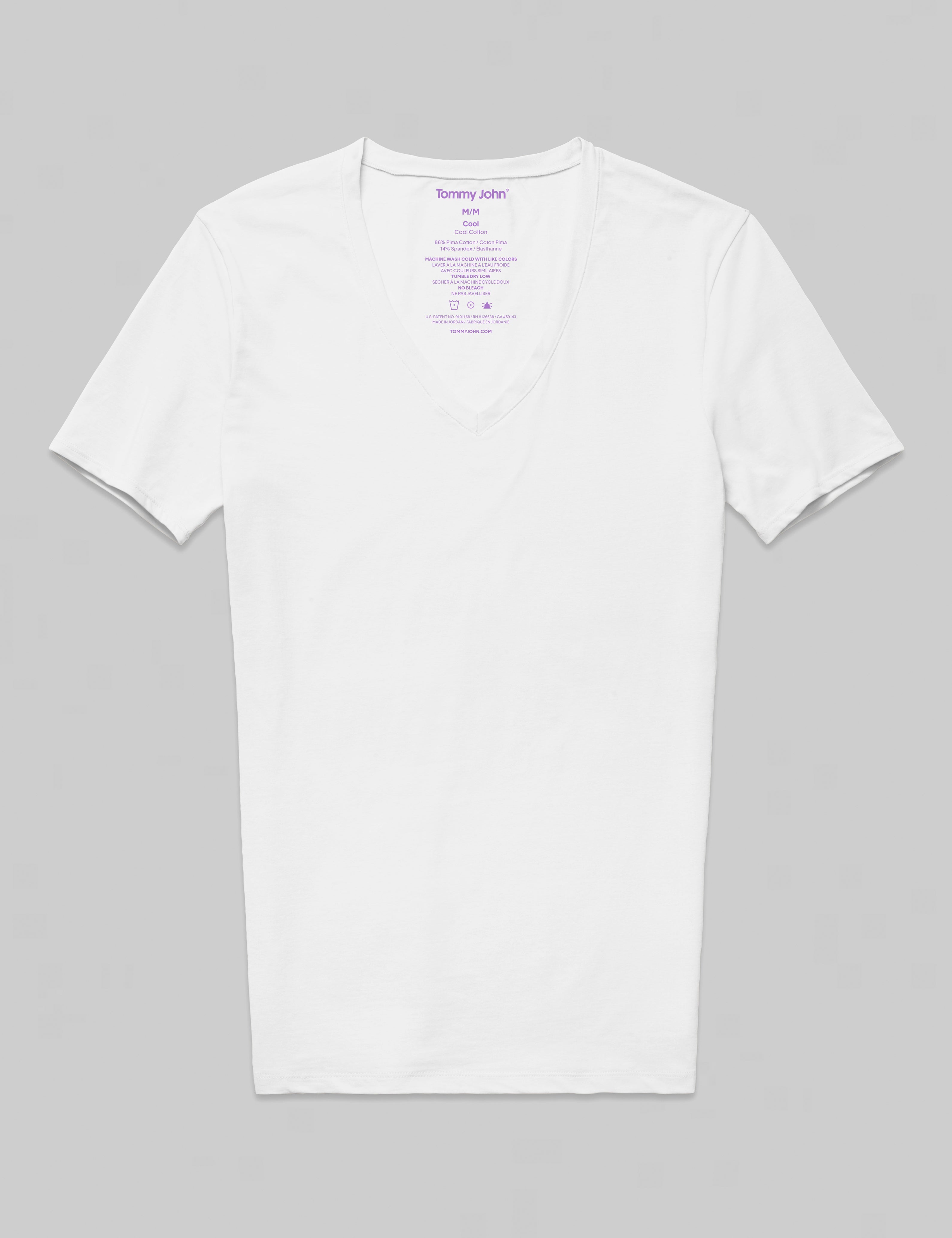 Cool Cotton Deep V-Neck Stay-Tucked Undershirt - Image 8