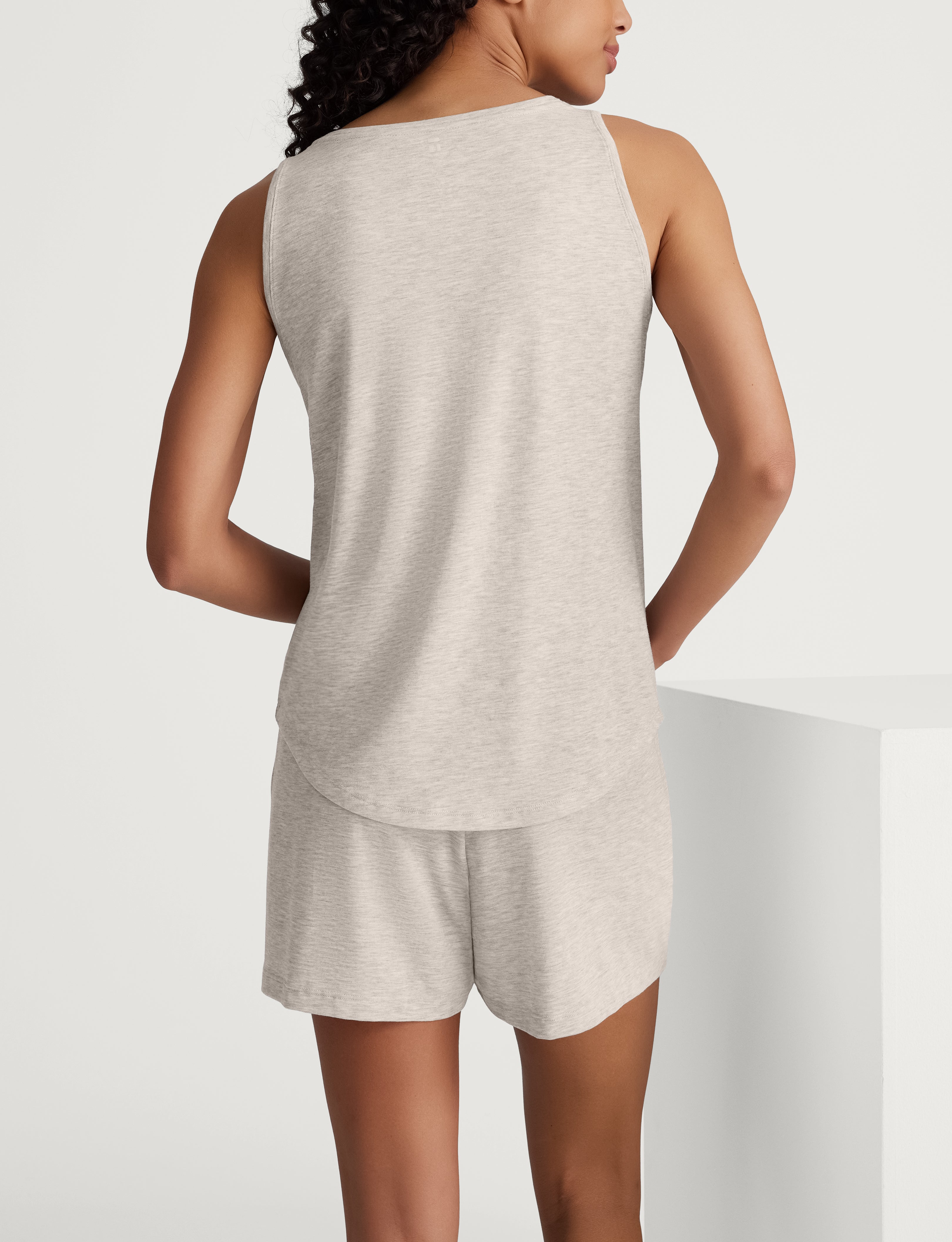 Women's Second Skin Sleep Pocket Tank & Short Set - Image 12