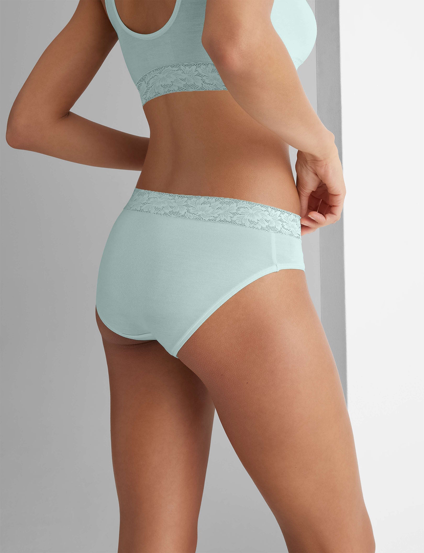Women's Second Skin Brief, Lace Waist - Image 23