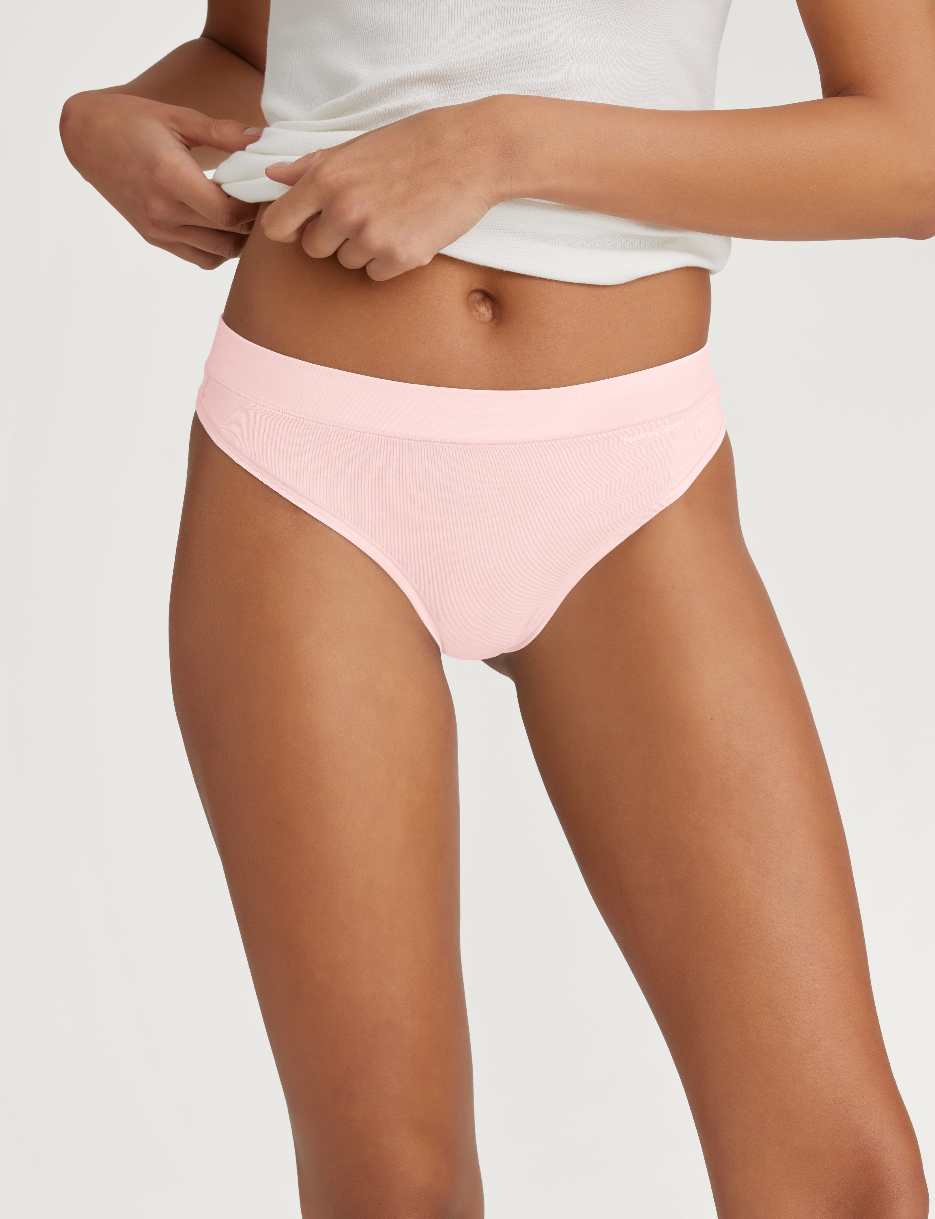 Women's Cool Cotton Thong (5-Pack) - Image 40
