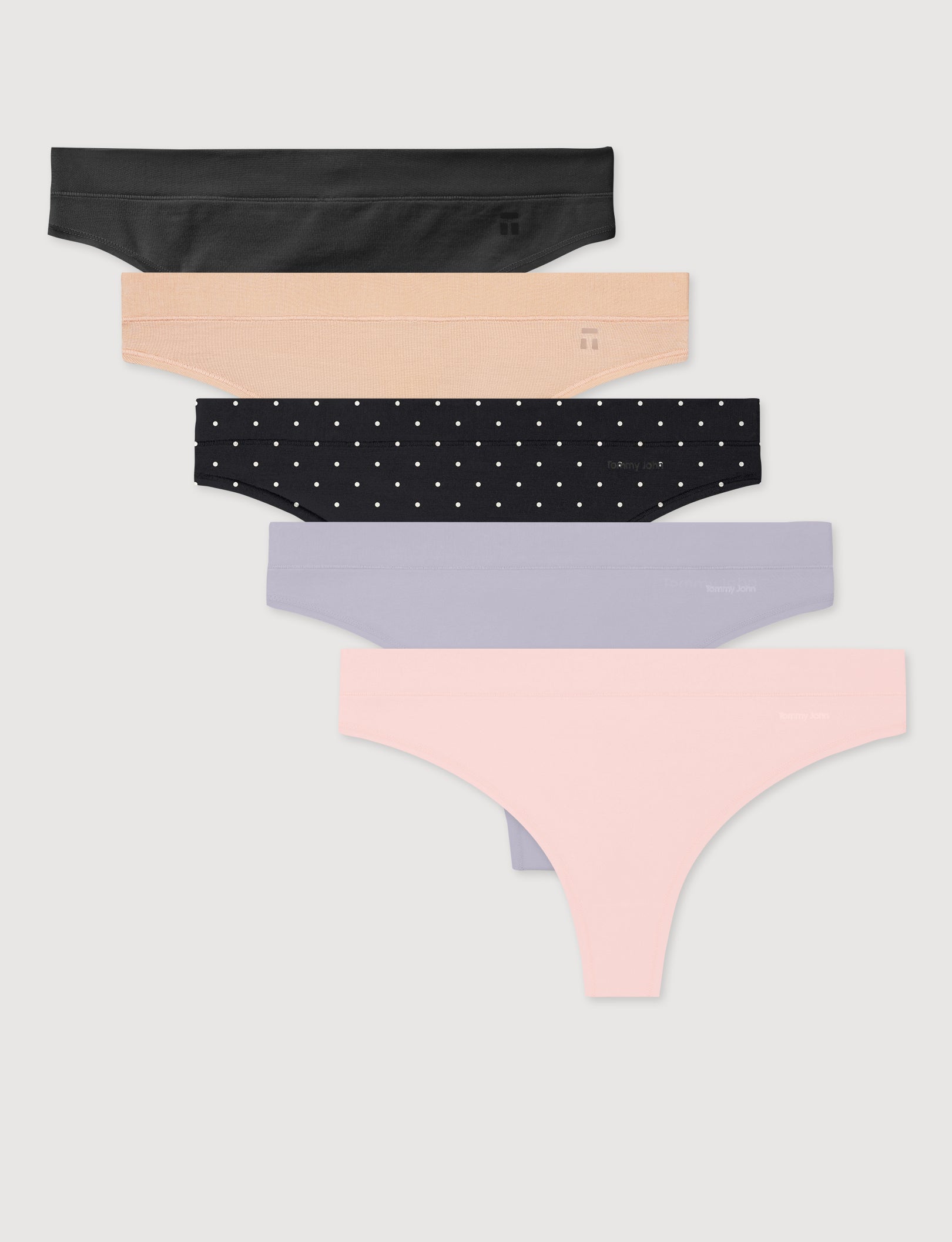 Women's Cool Cotton Thong (5-Pack)