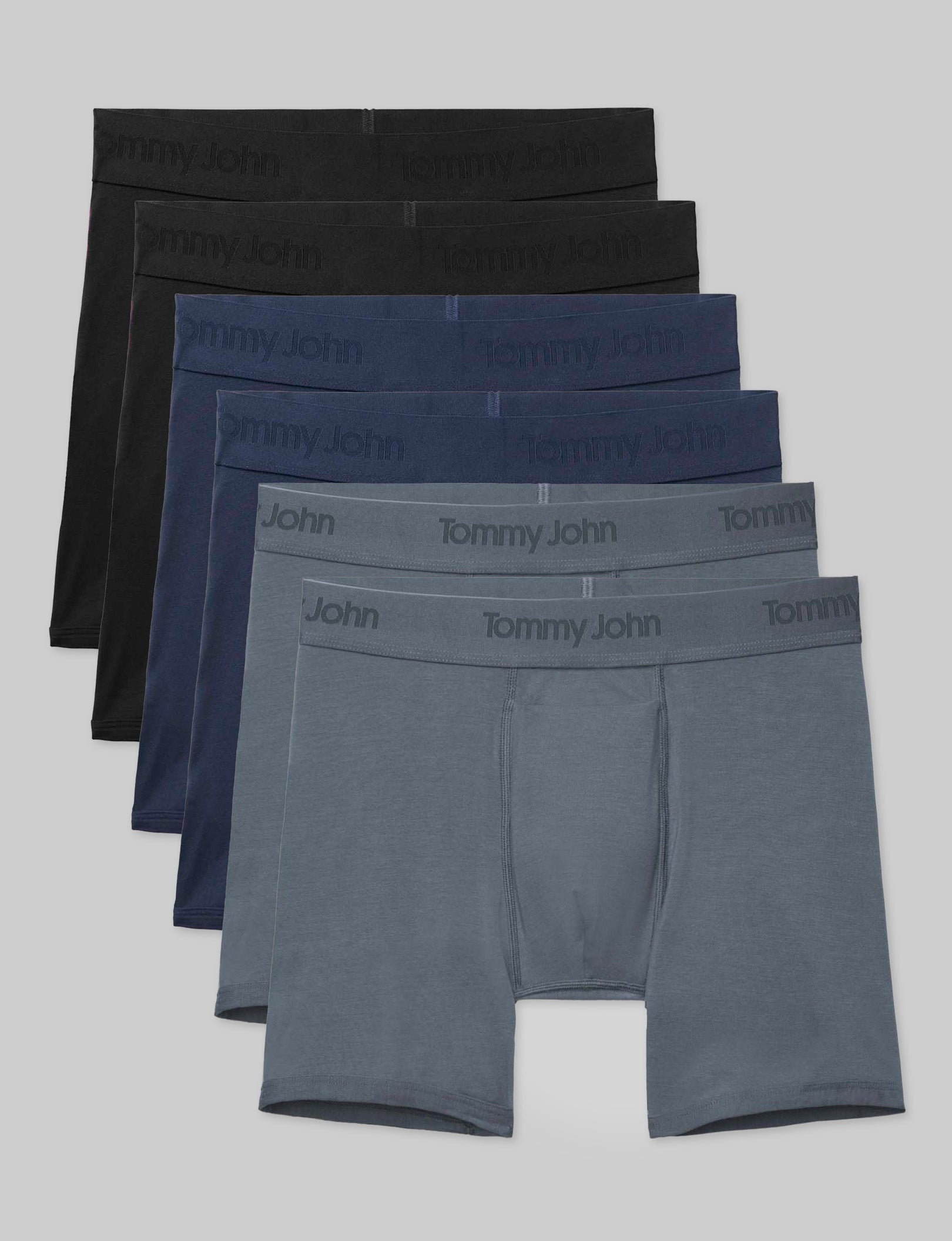 Second Skin Mid-Length Boxer Brief 6" (6-Pack) - Image 2
