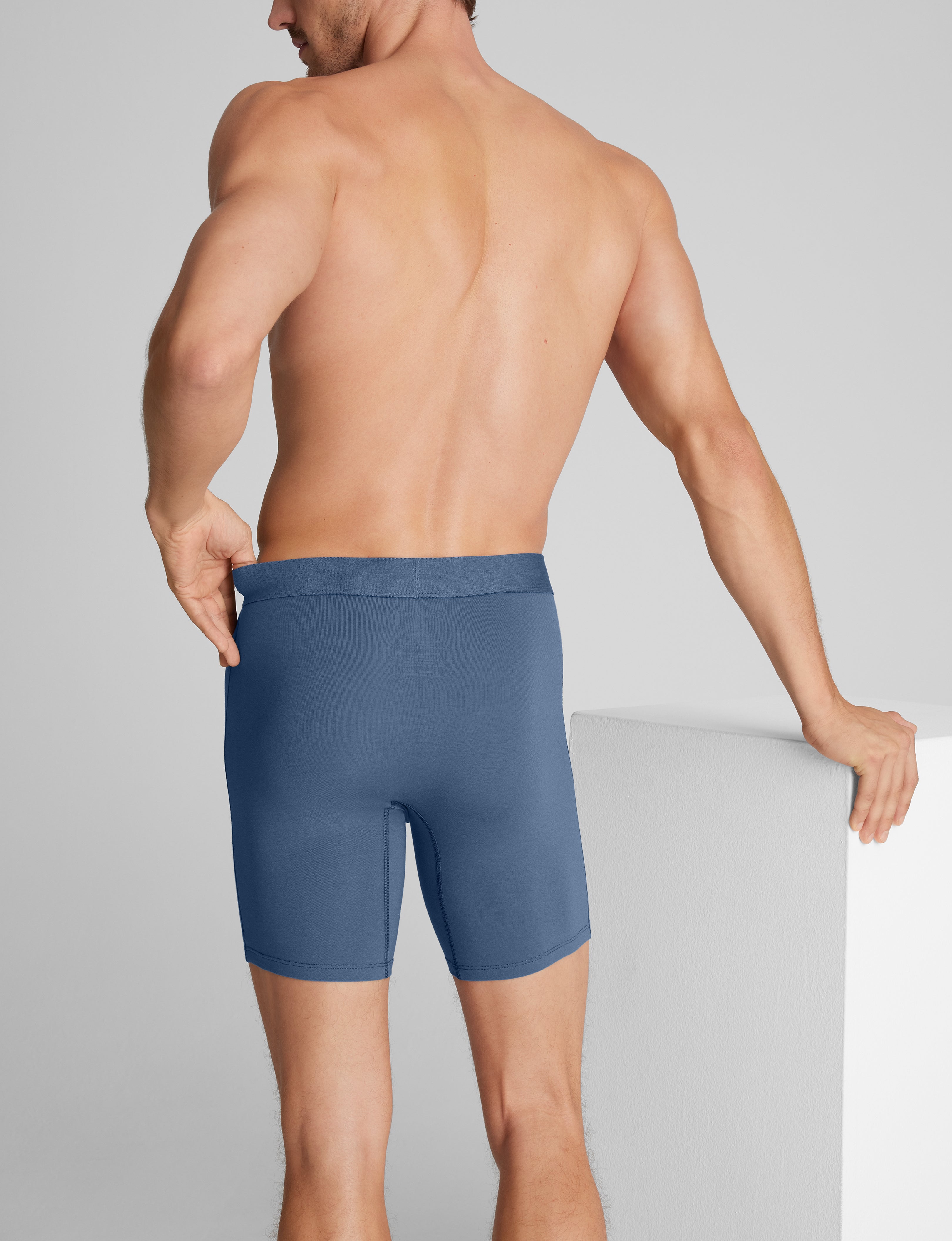 Cool Cotton Mid-Length Boxer Brief 6" (6-Pack) - Image 20