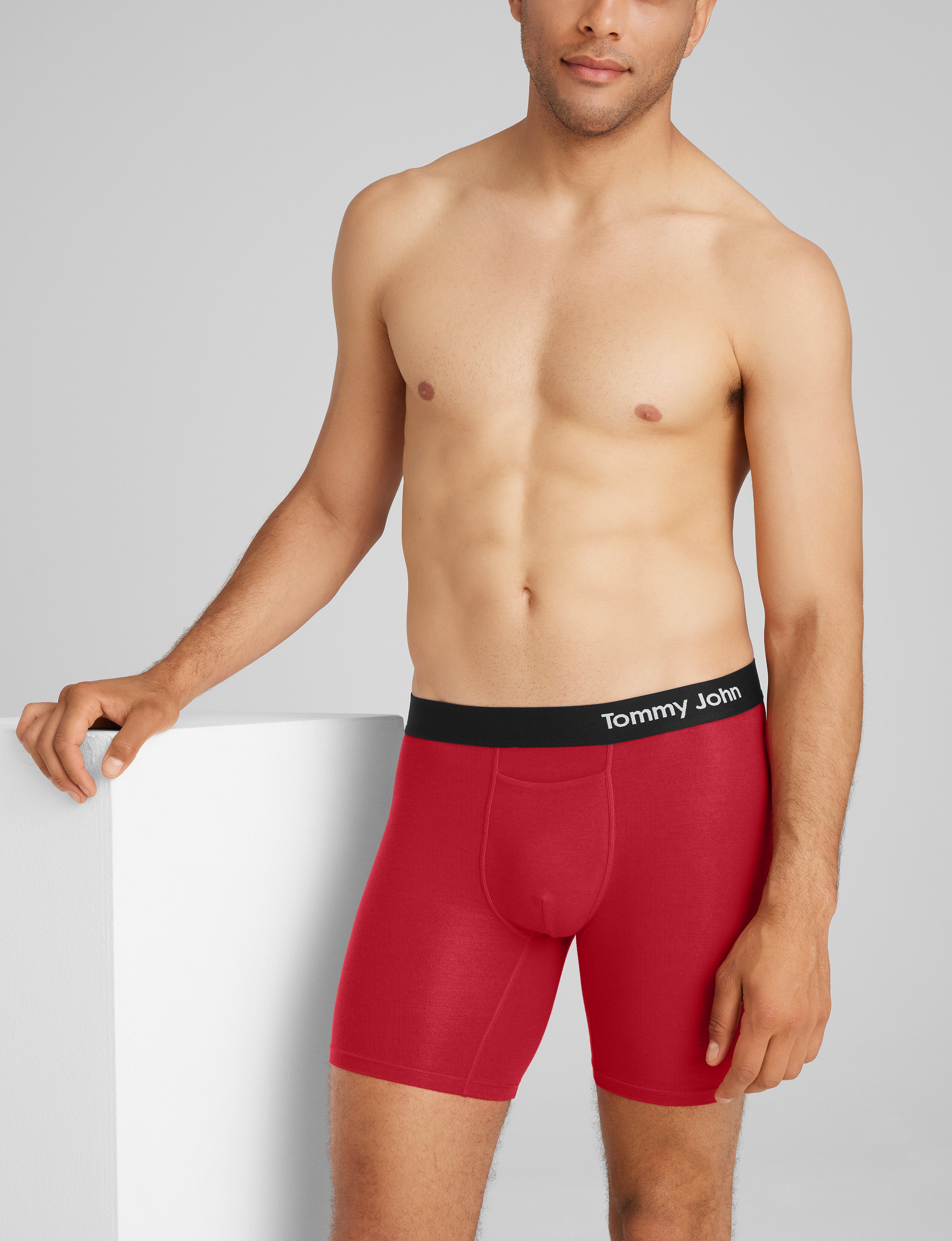 Cool Cotton Mid-Length Boxer Brief 6"
