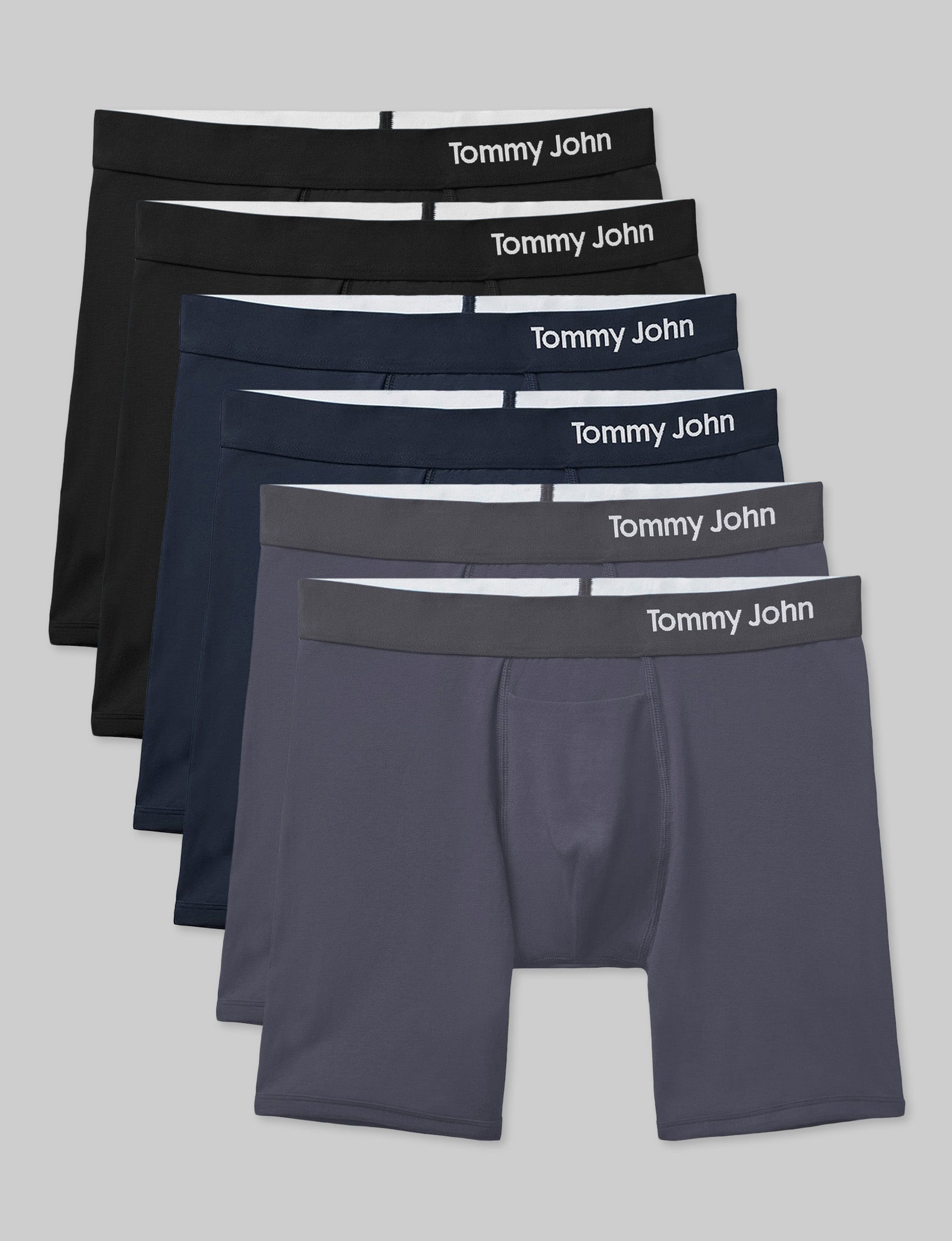 Cool Cotton Mid-Length Boxer Brief 6" (6-Pack) - Image 2