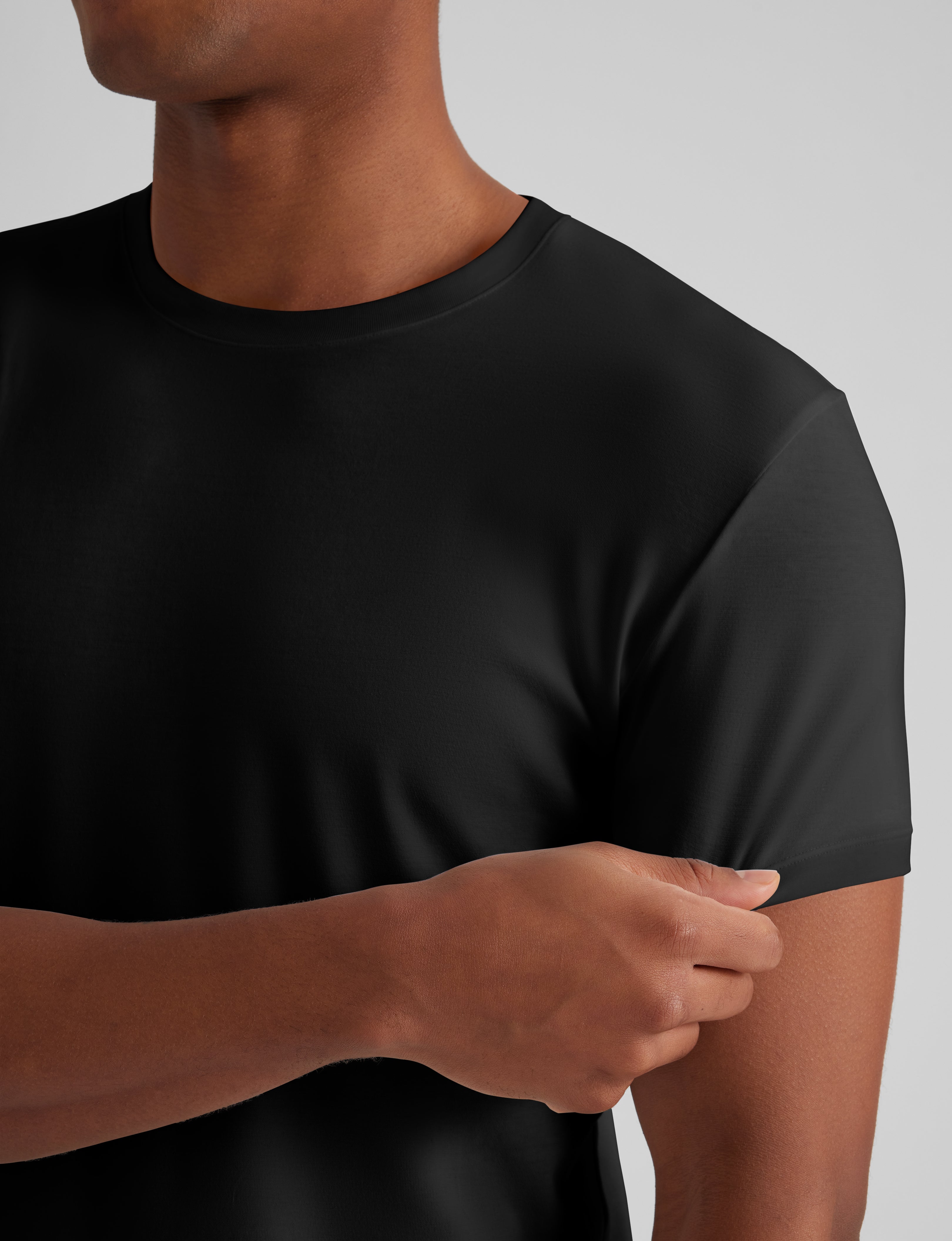 Second Skin Crew Neck Modern Fit Undershirt - Image 6