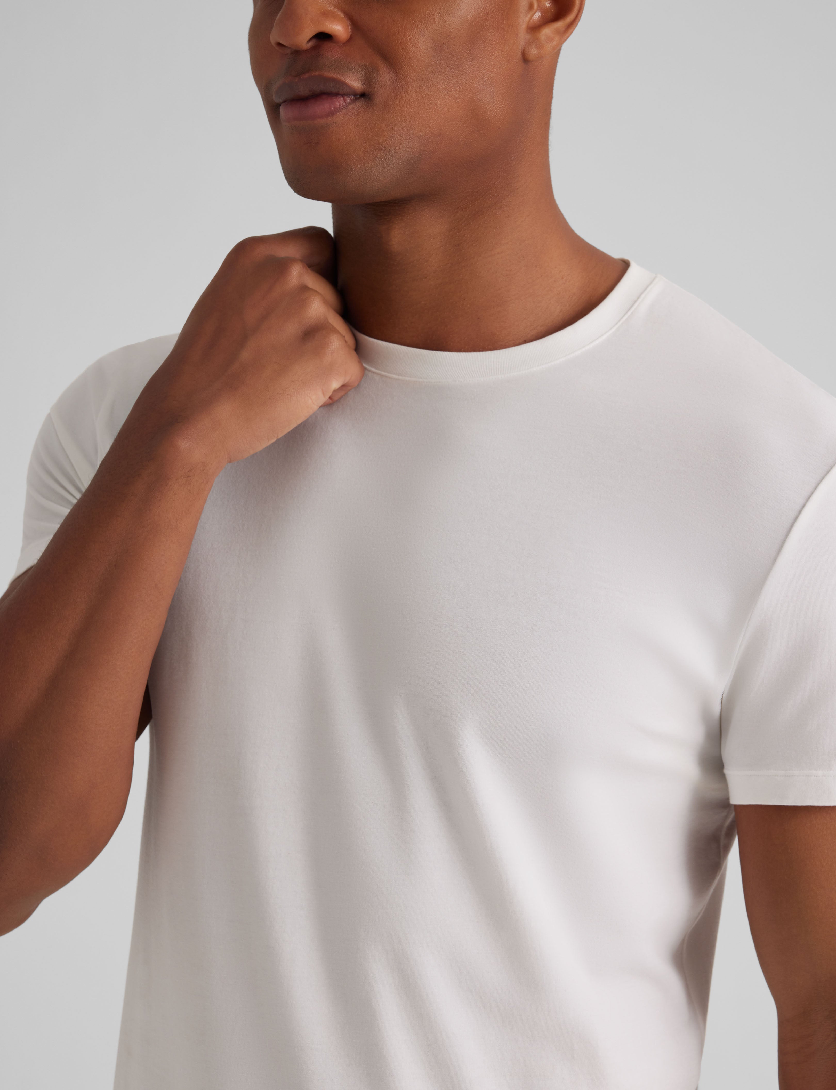 Second Skin Crew Neck Modern Fit Undershirt - Image 3