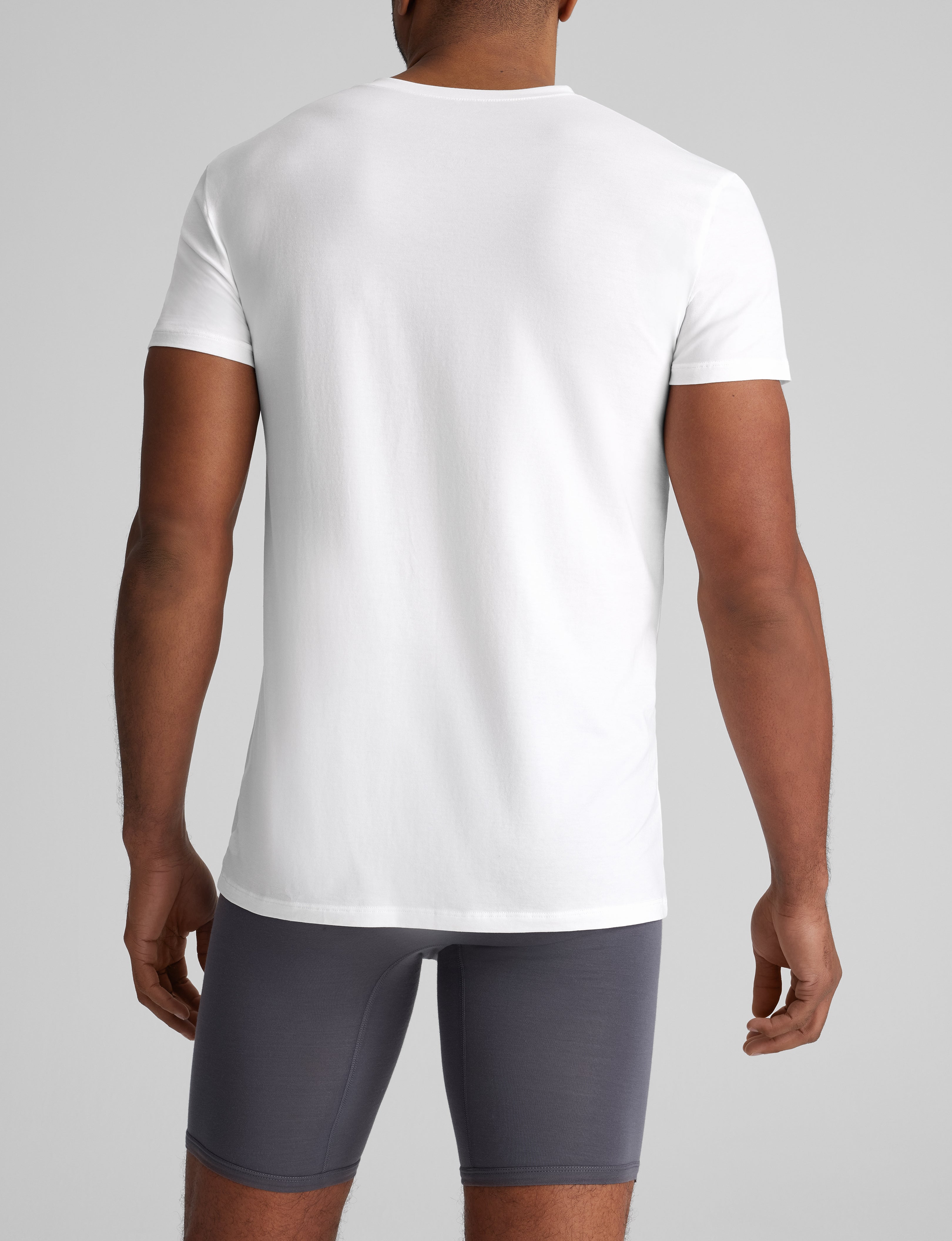 Cool Cotton High V-Neck Modern Fit Undershirt - Image 5