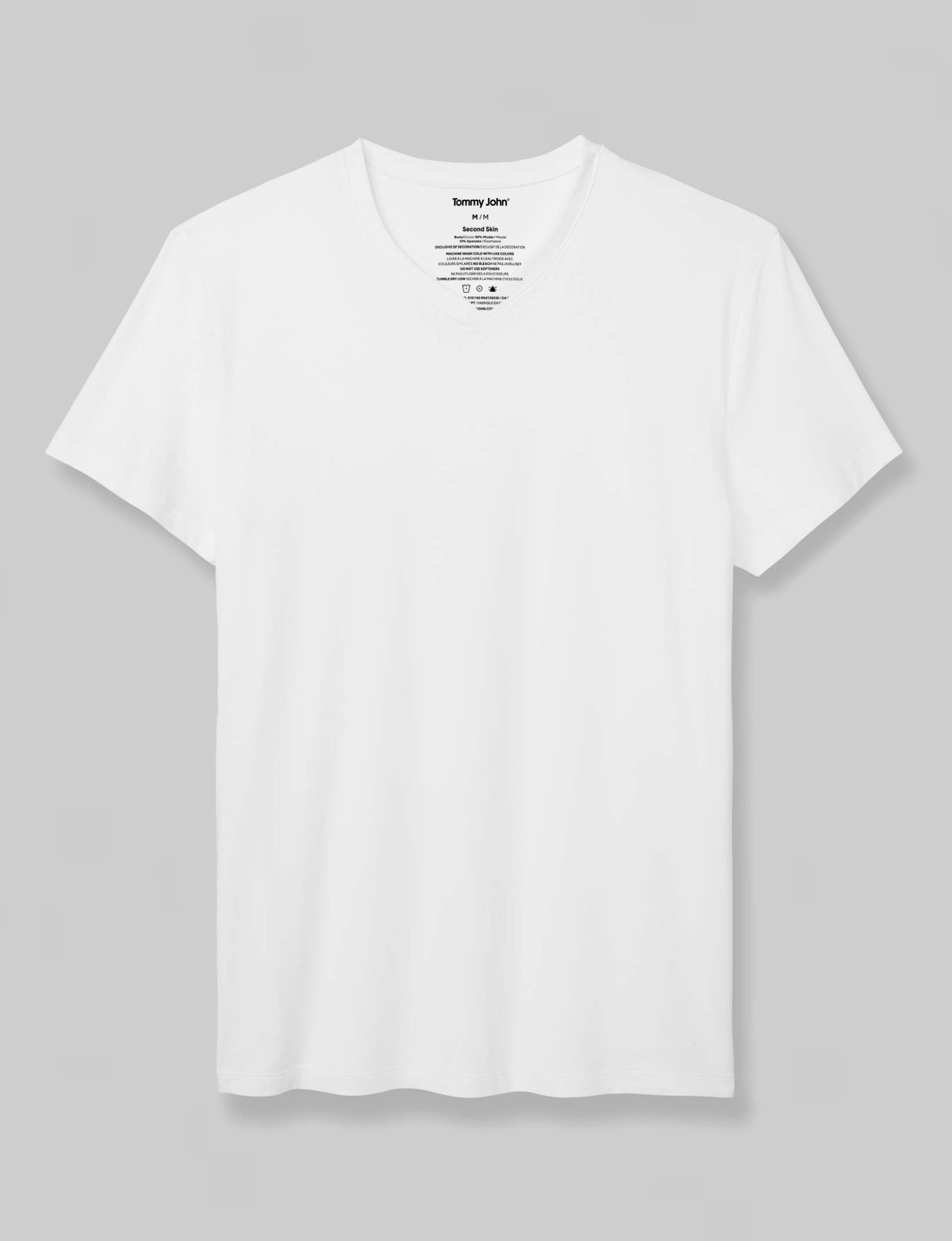 Second Skin High V-Neck Modern Fit Undershirt - Image 7