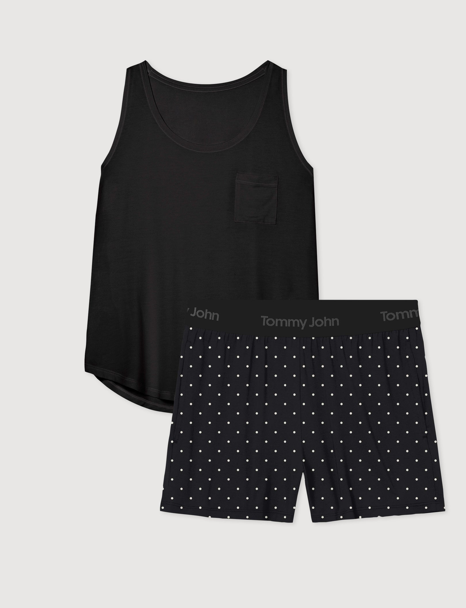 Women's Second Skin Sleep Pocket Tank & Short Set - Image 19