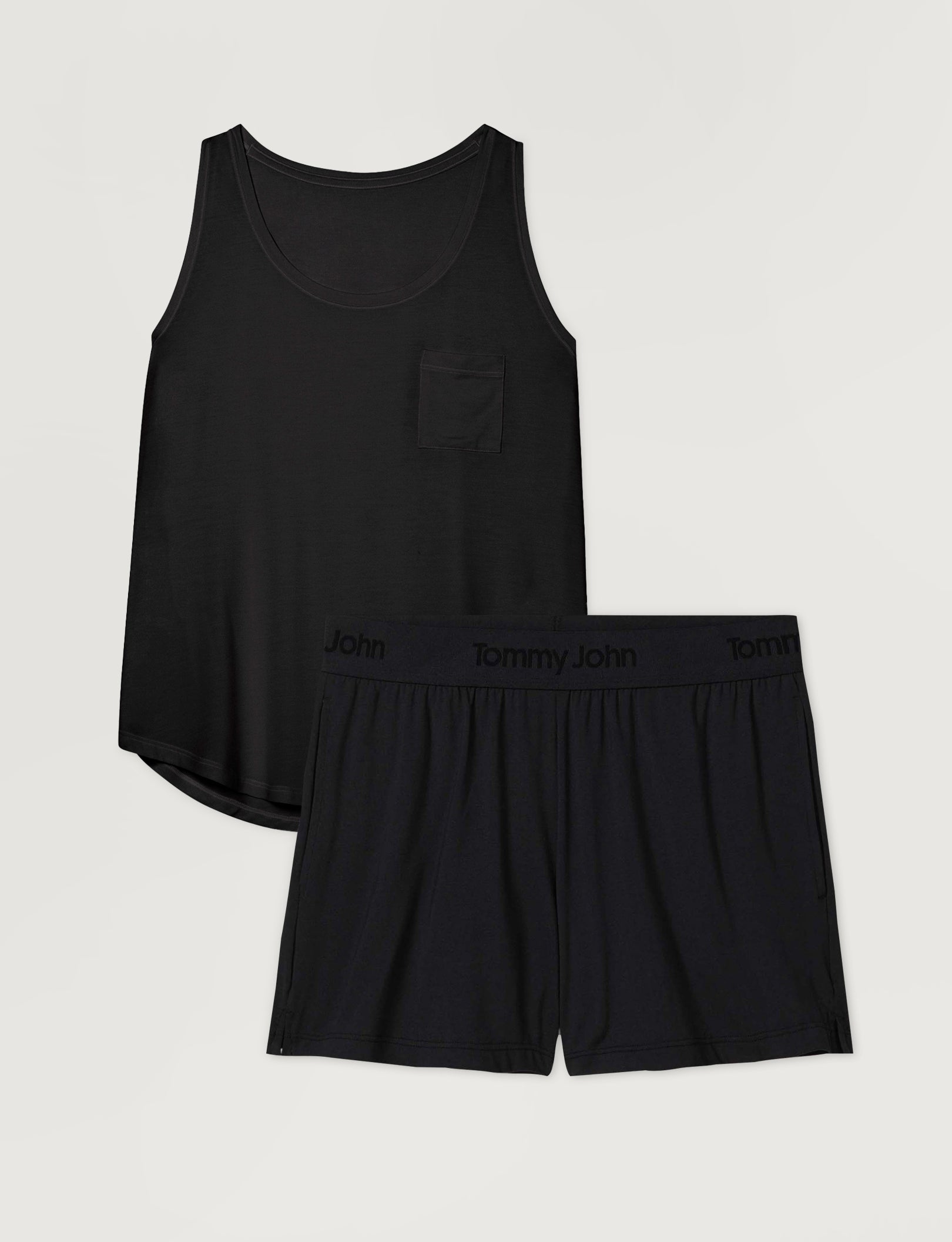 Women's Second Skin Sleep Pocket Tank & Short Set - Image 15