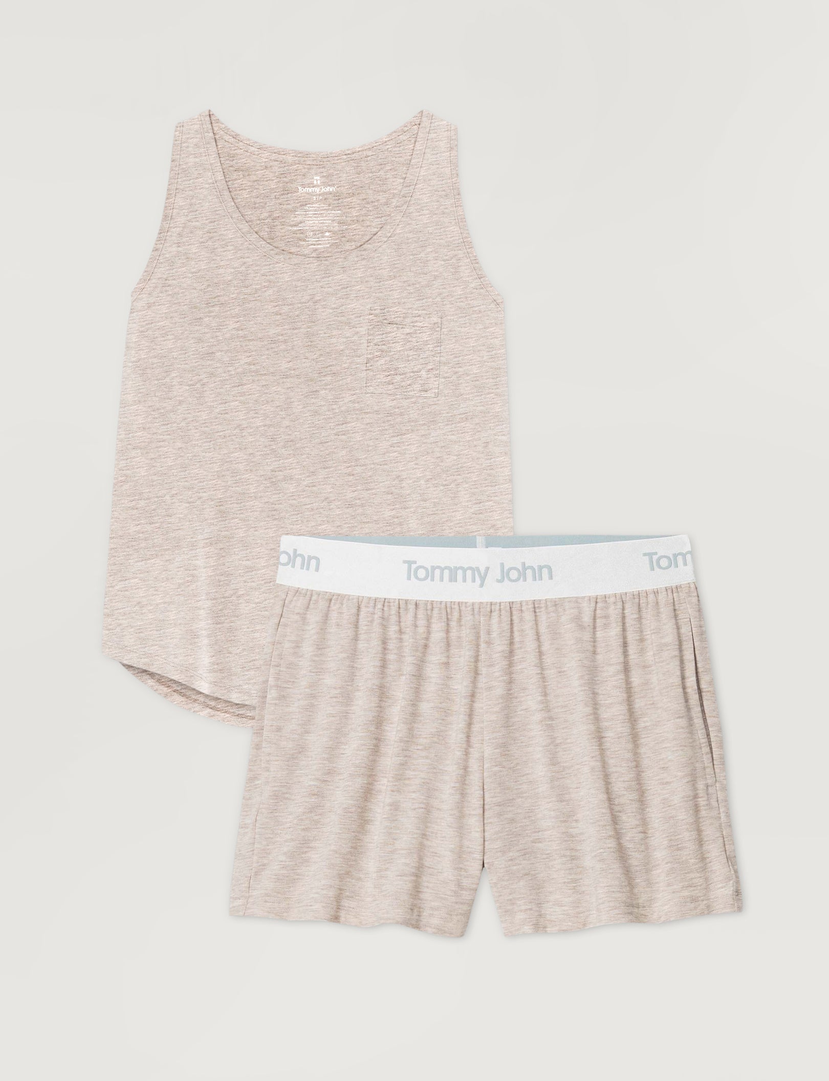 Women's Second Skin Sleep Pocket Tank & Short Set - Image 10