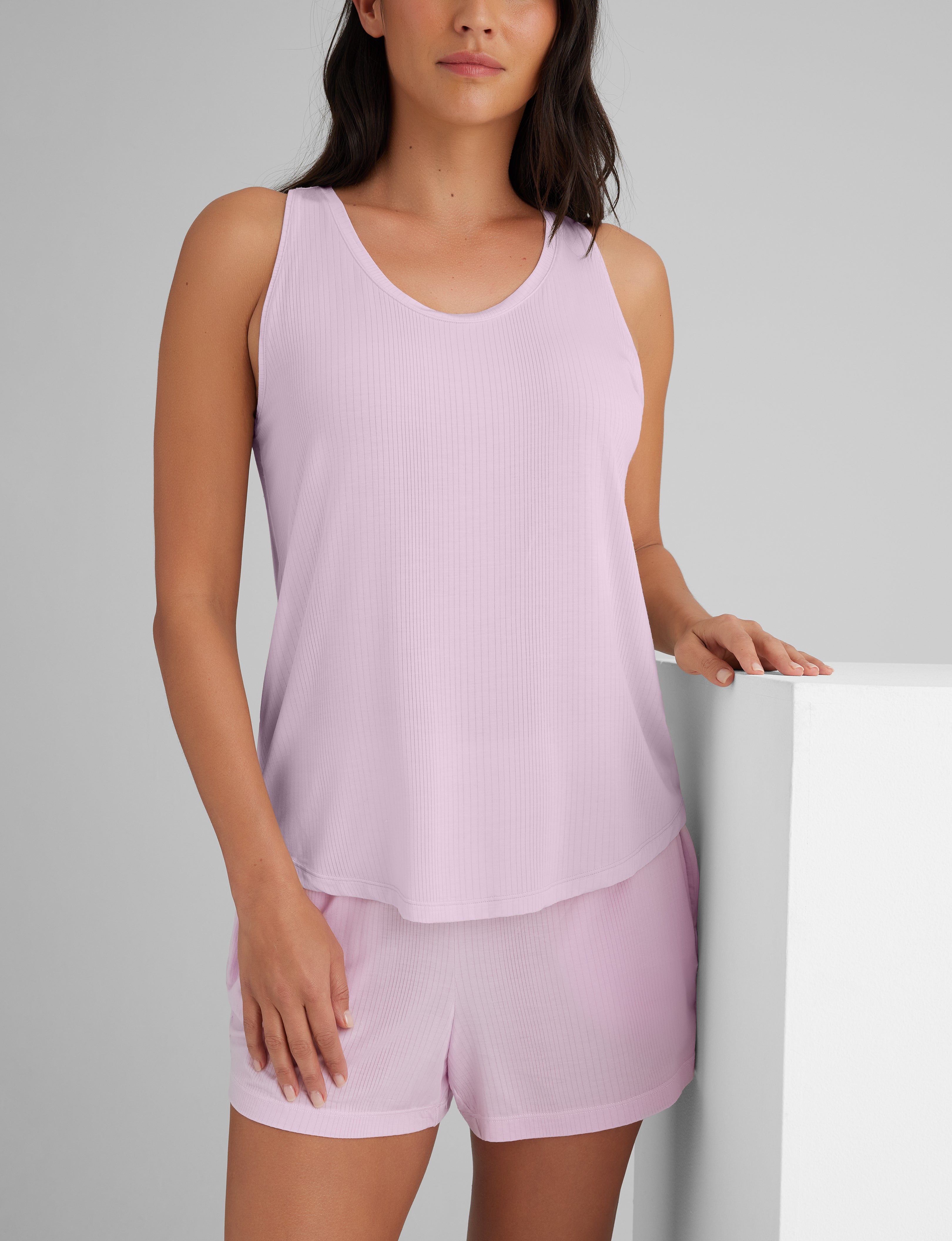 Women's Second Skin Luxe Rib Sleep Tank