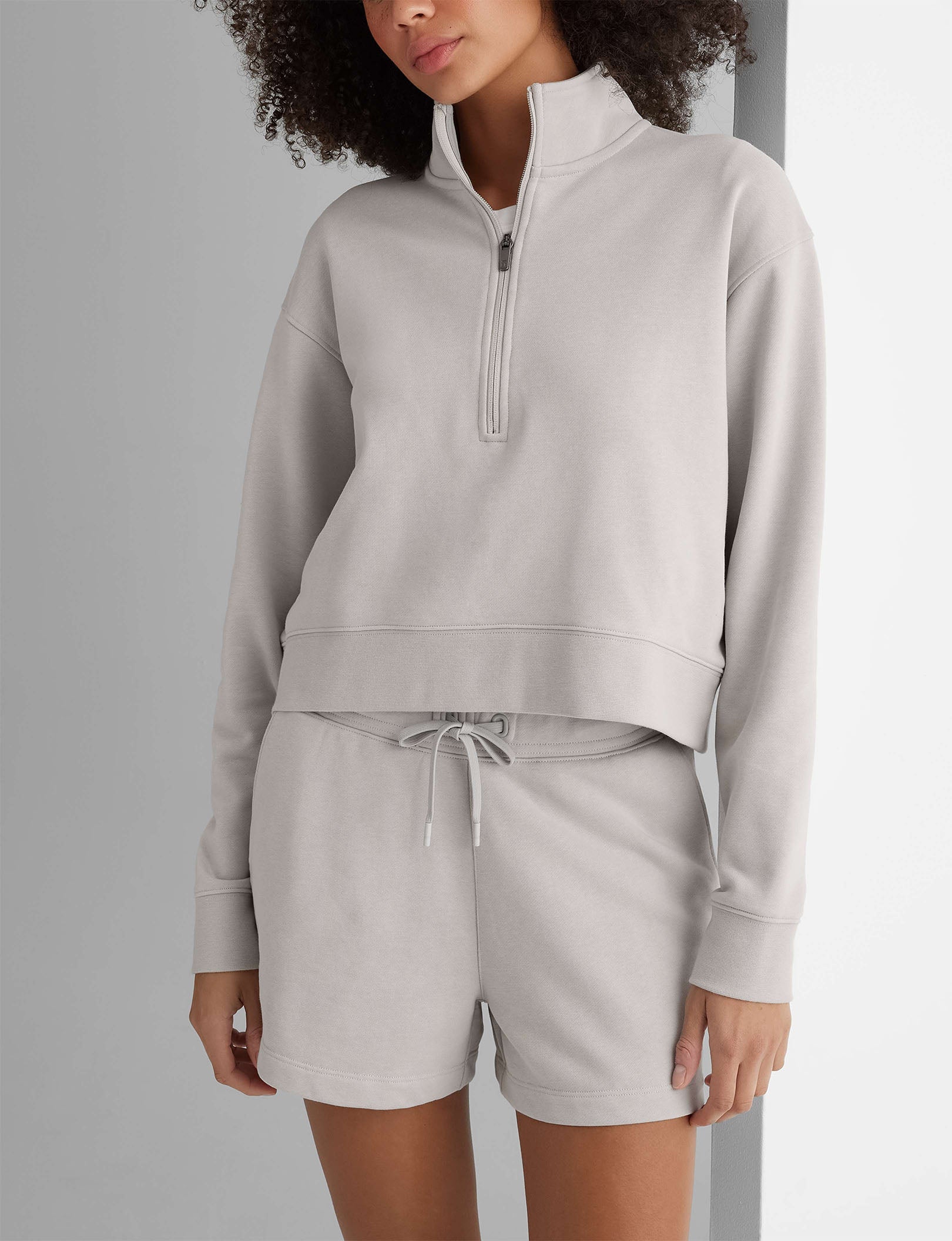 Women's French Terry Half-Zip Sweatshirt