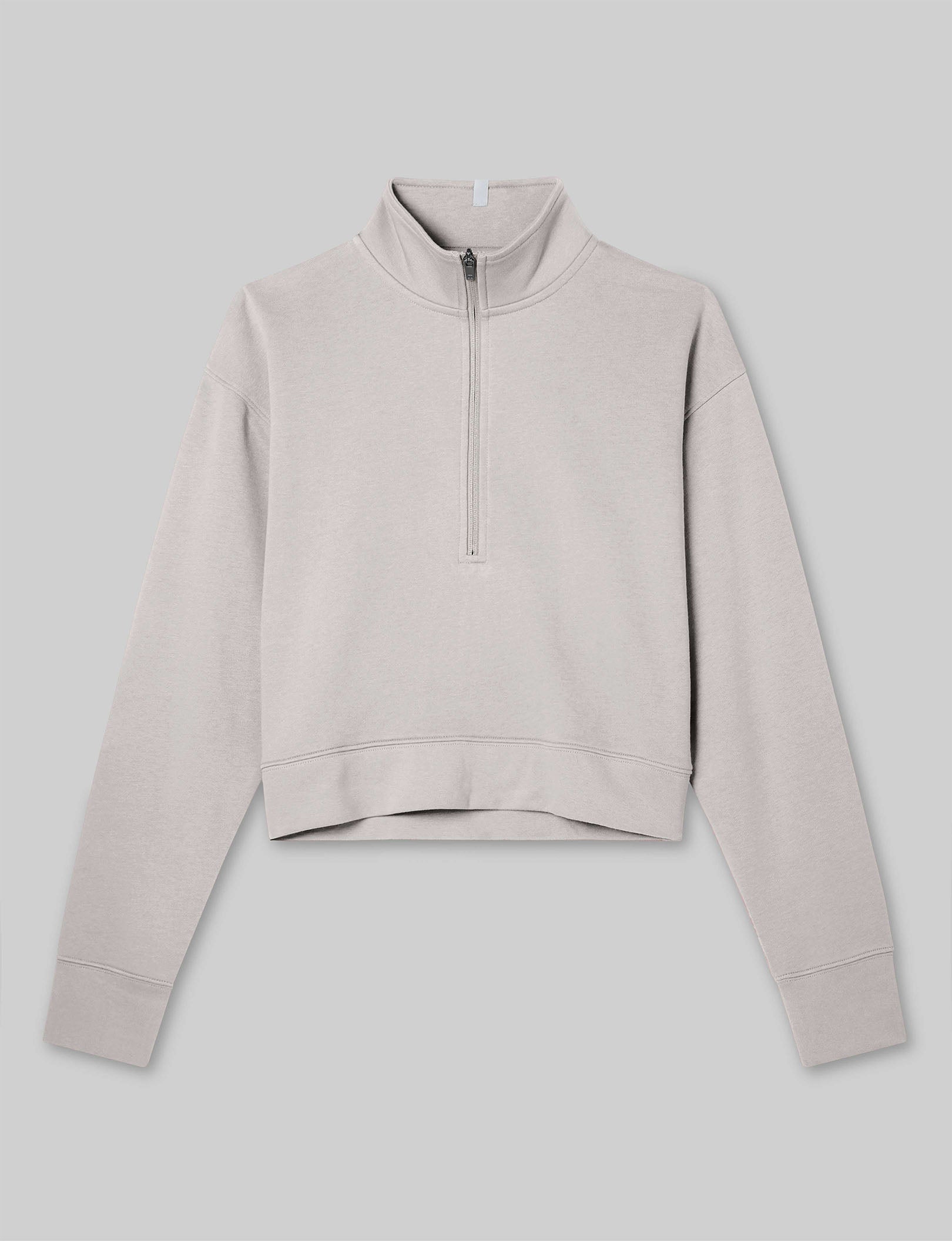 Women's French Terry Half-Zip Sweatshirt - Image 6
