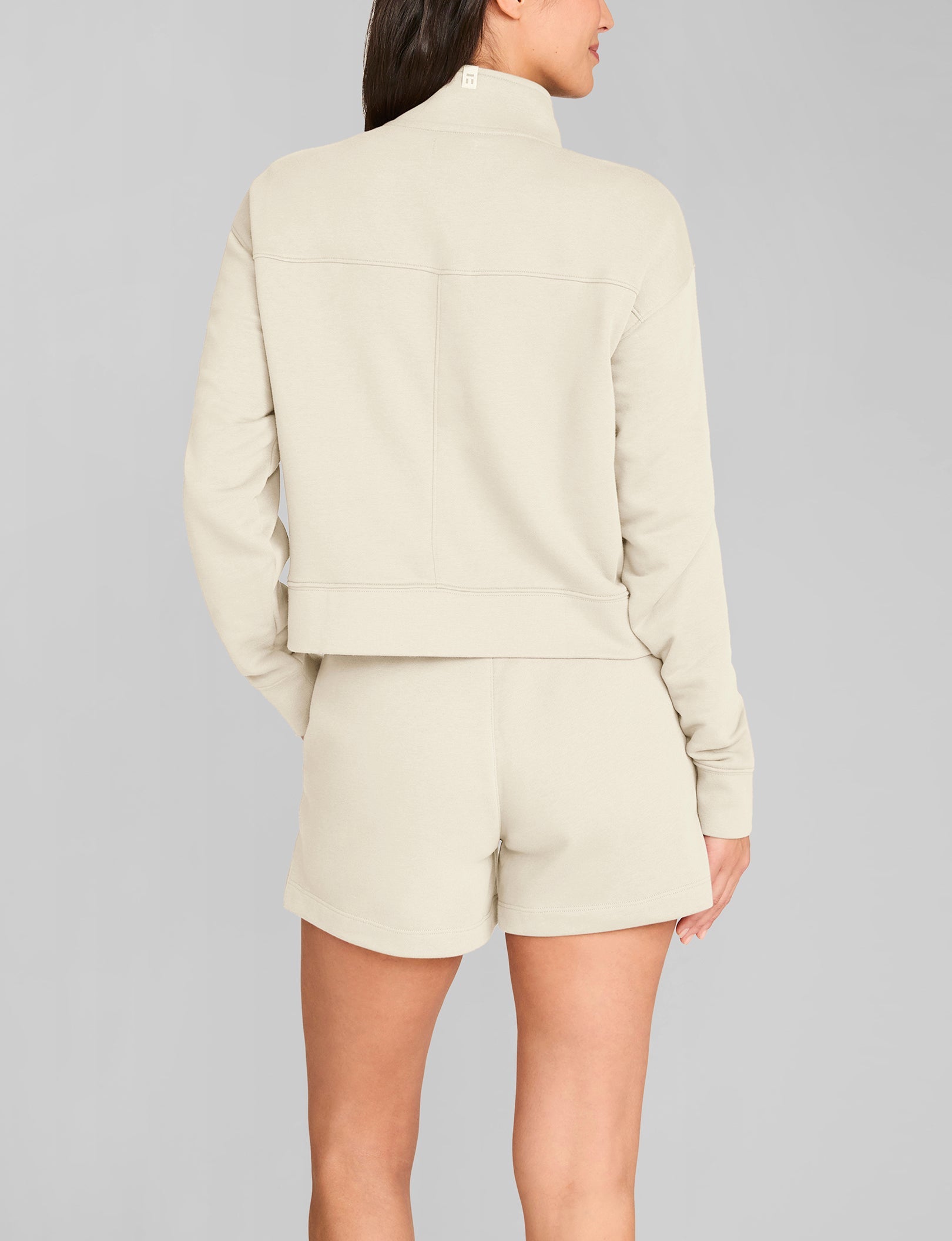 Women's French Terry Half-Zip Sweatshirt - Image 18