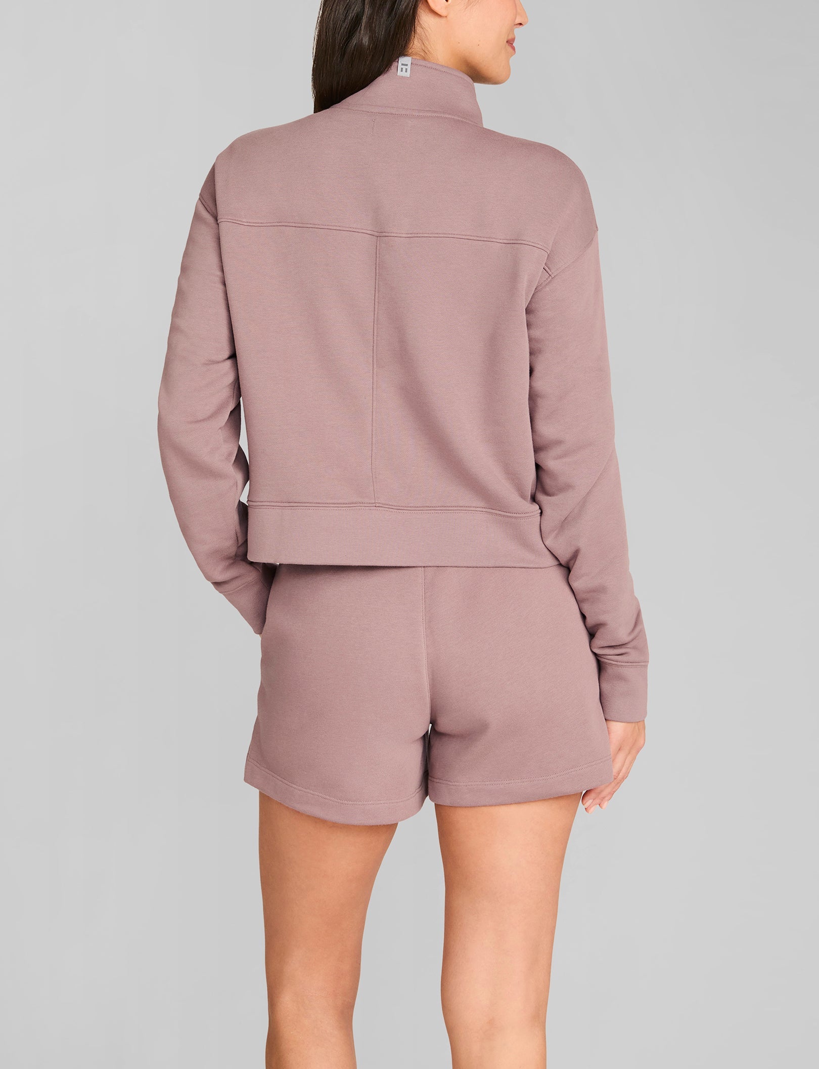 Women's French Terry Half-Zip Sweatshirt - Image 7