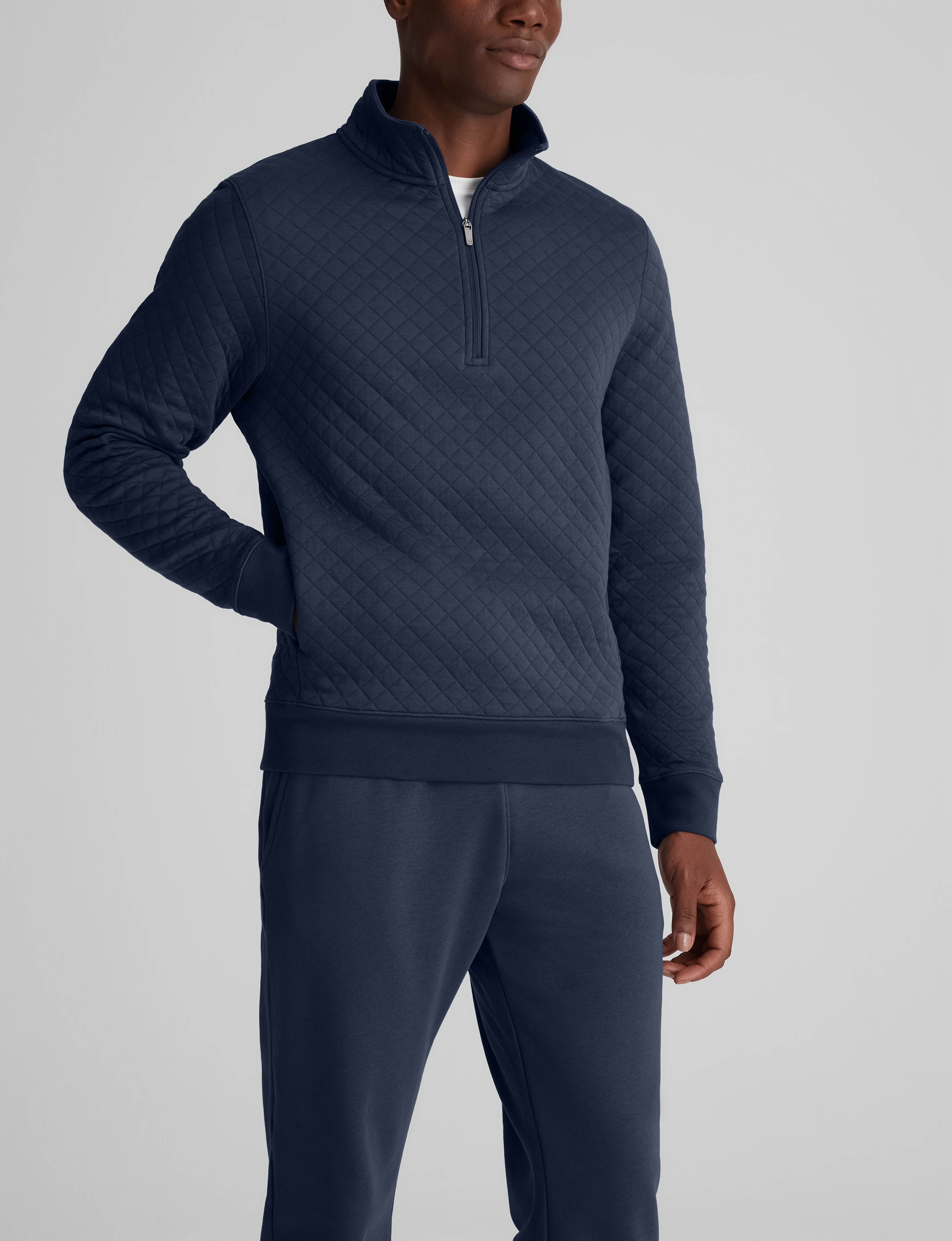 Quilted Quarter Zip