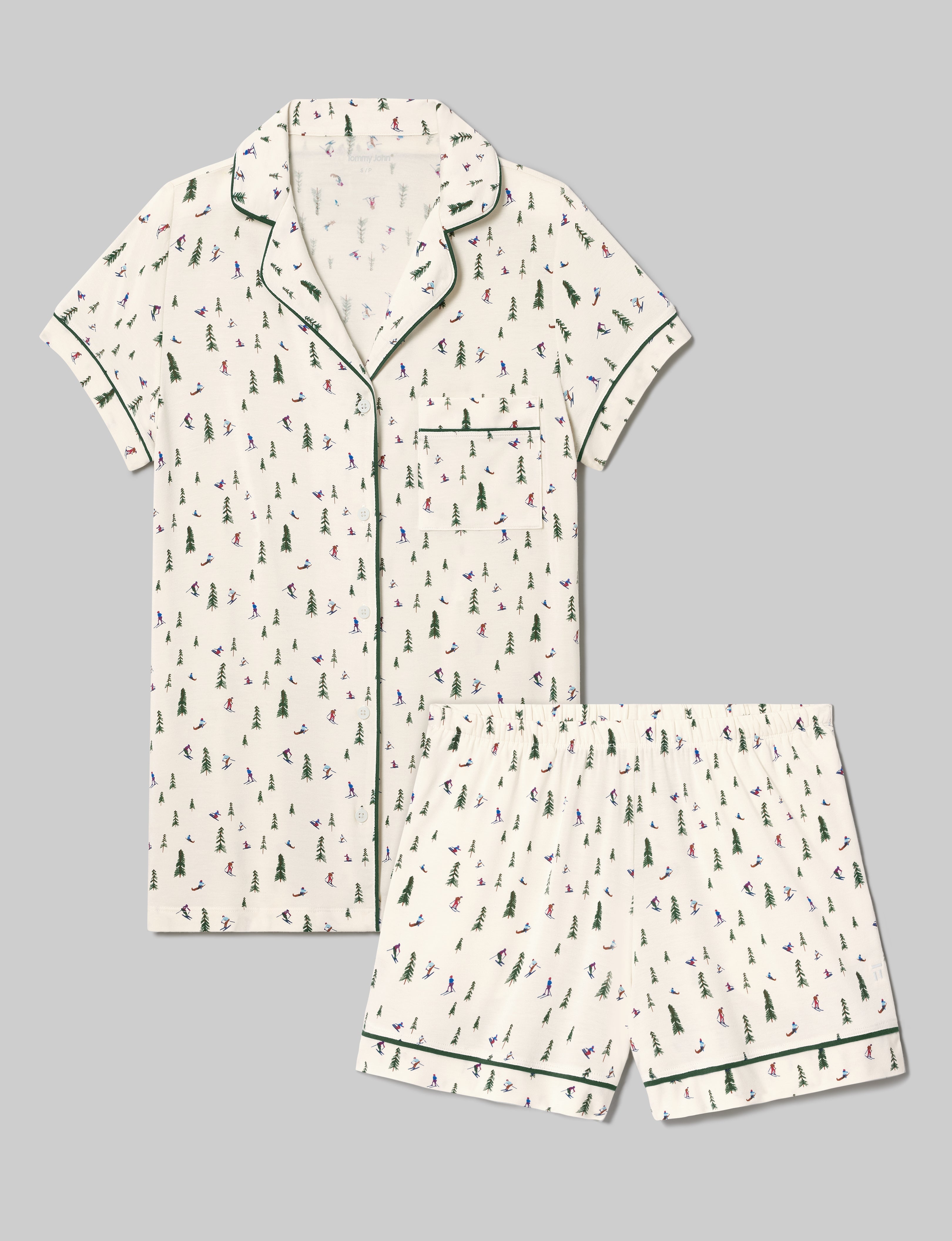 Women's Downtime Pajama Top & Short Set