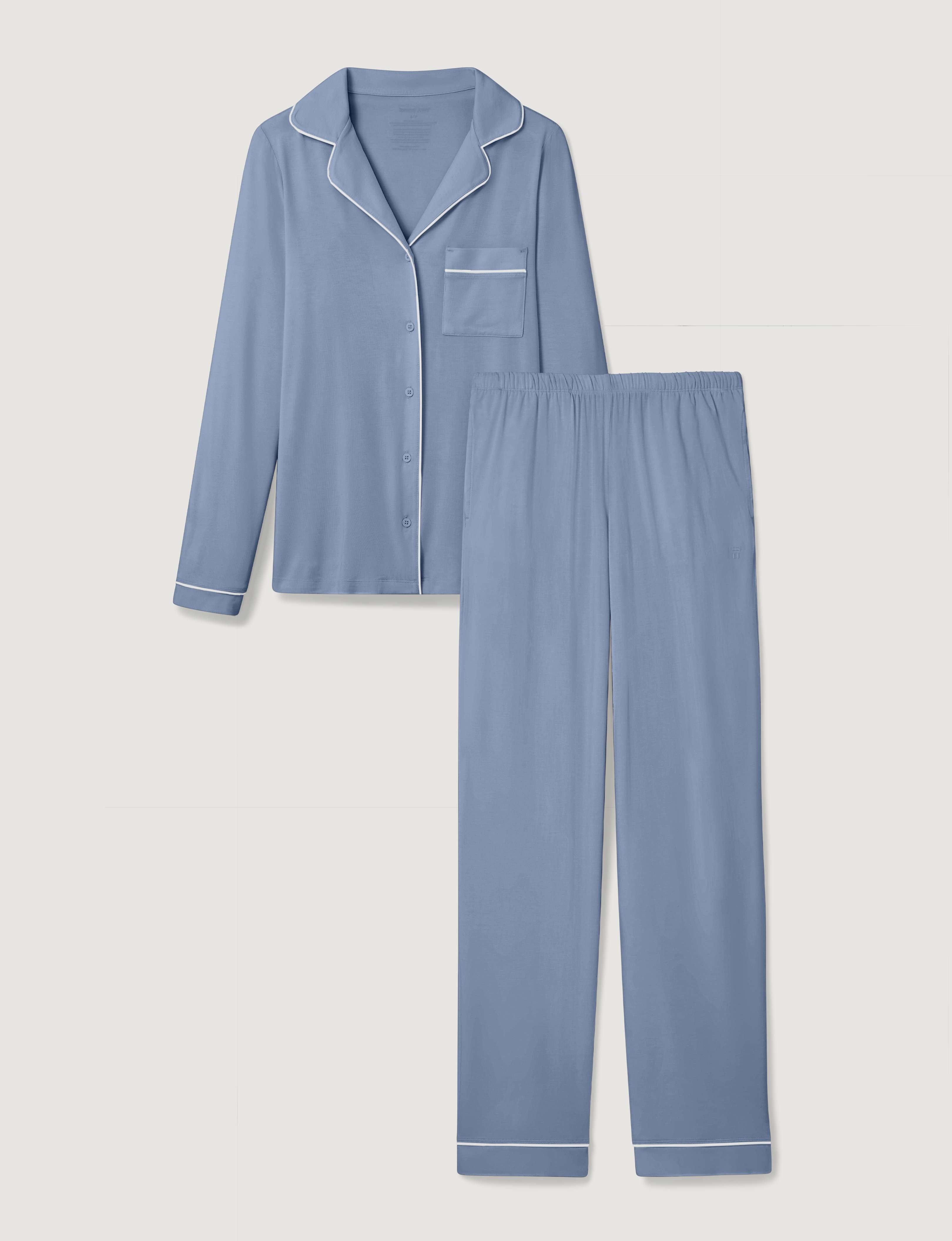 Women's Downtime Long Sleeve Pajama Top & Pant Set