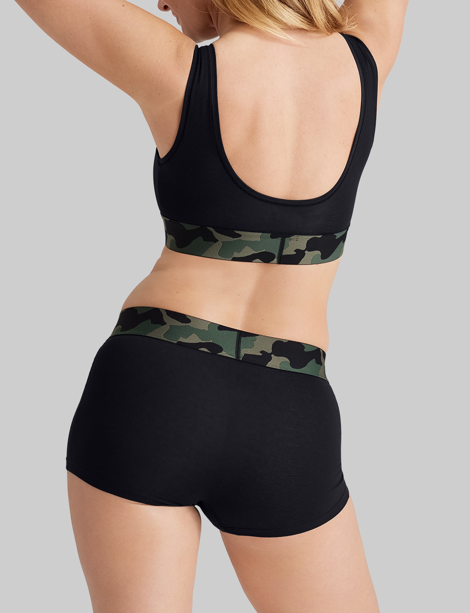 Cool Cotton Scoop Bralette - Image 36