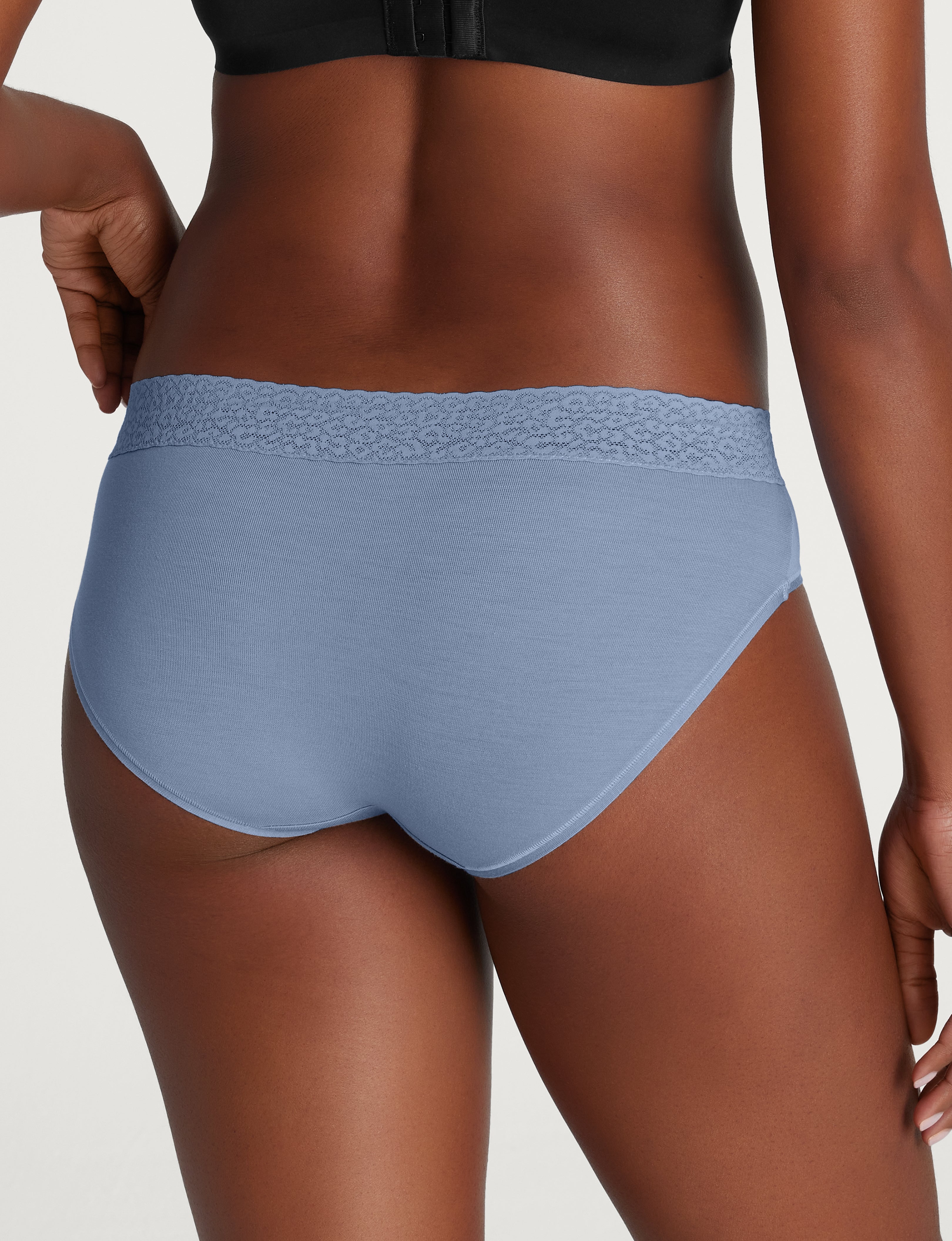 Women's Second Skin Brief, Lace Waist (3-Pack) - Image 4