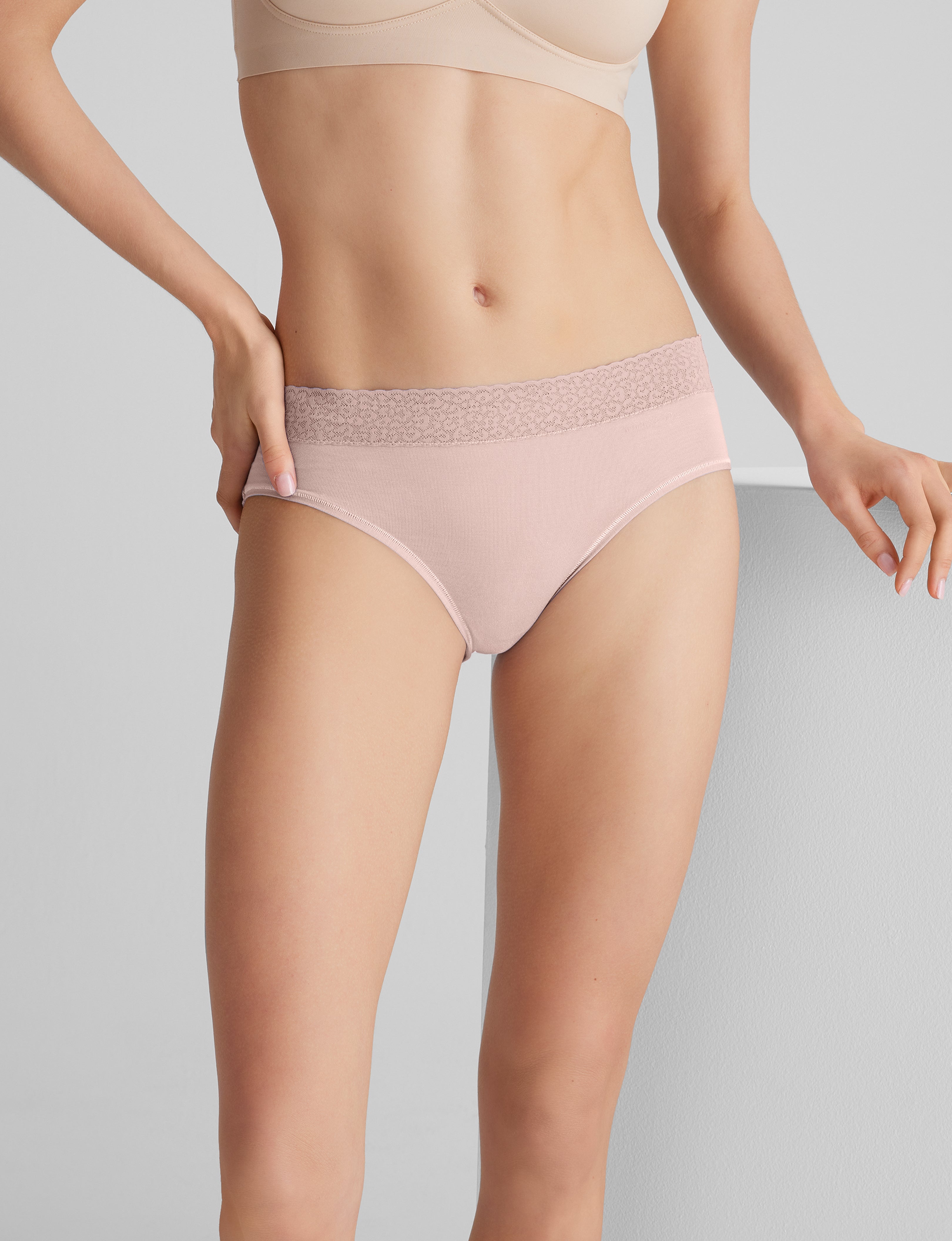 Women's Second Skin Brief, Lace Waist - Image 25