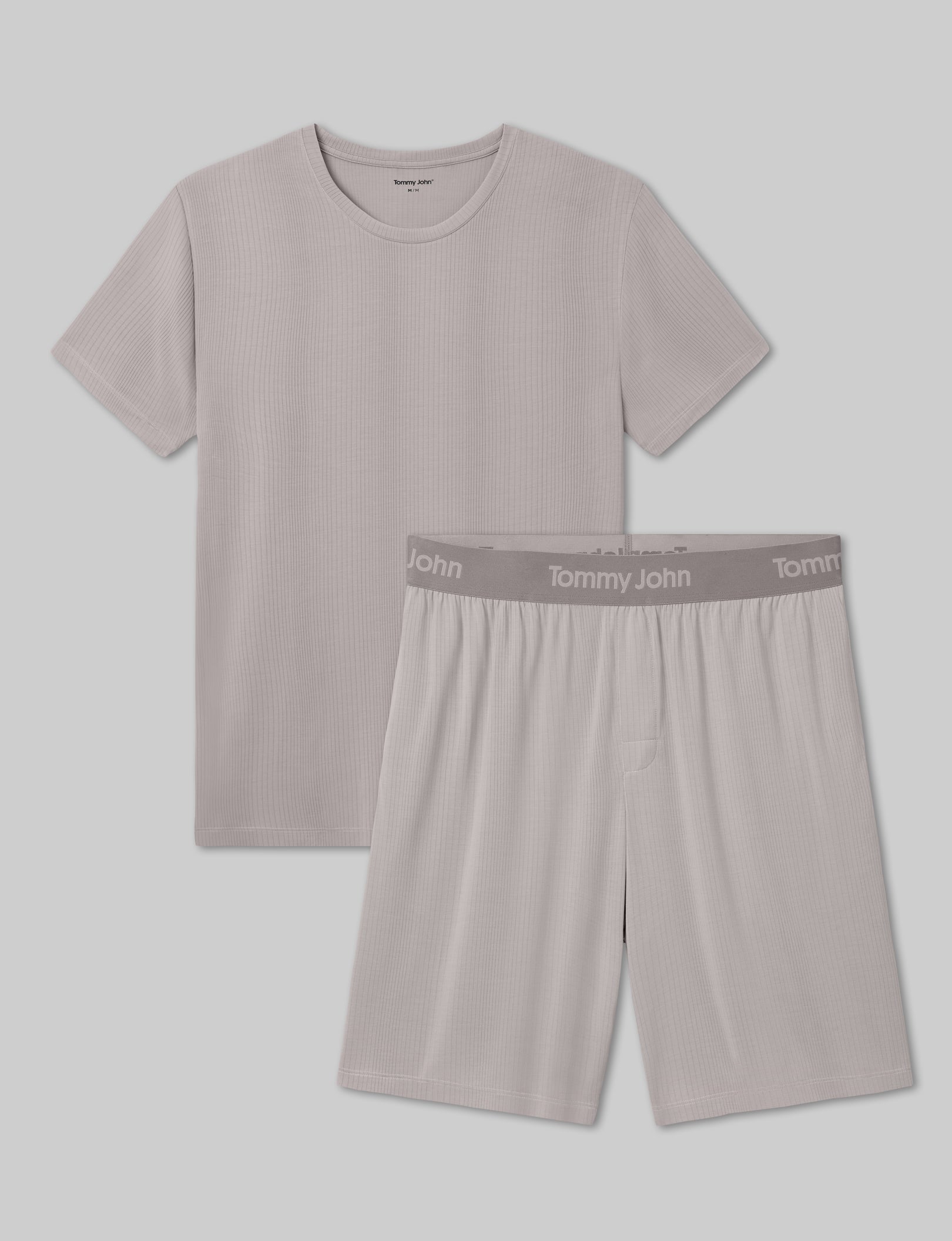 Second Skin Luxe Rib Sleep Tee & Short Set