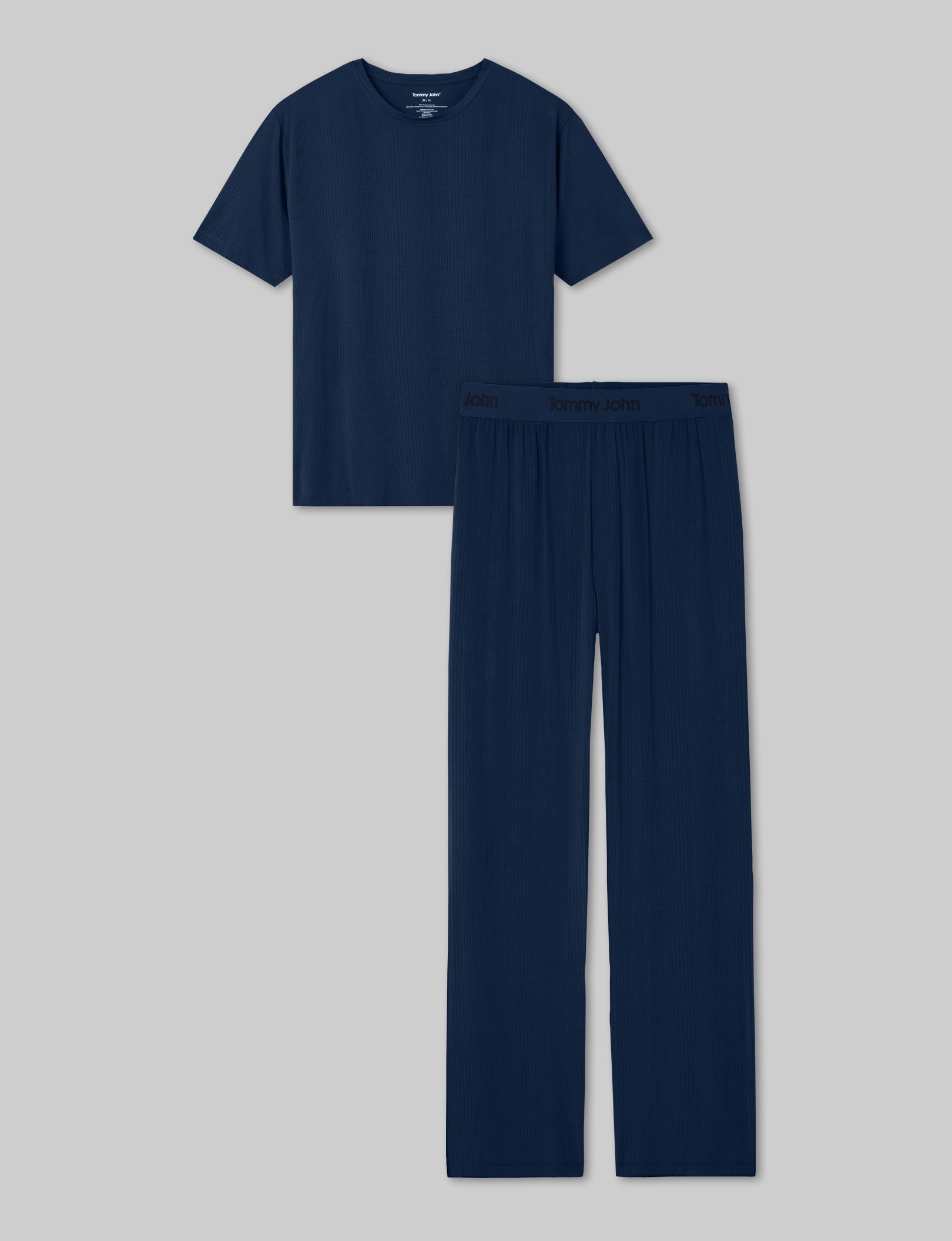 Second Skin Luxe Rib Sleep Tee & Pant Set - Image 2