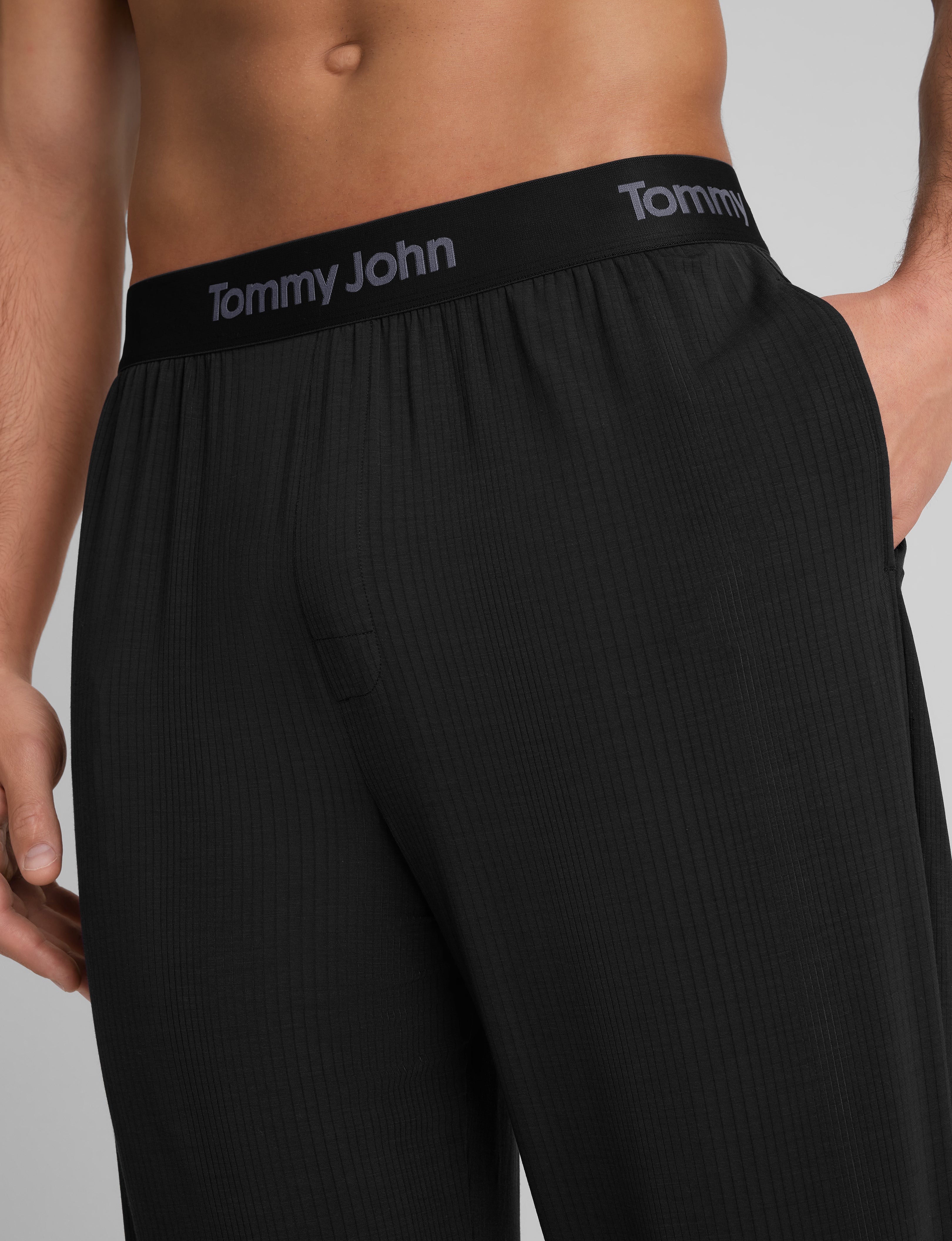 Second Skin Luxe Rib Sleep Tee & Pant Set - Image 9