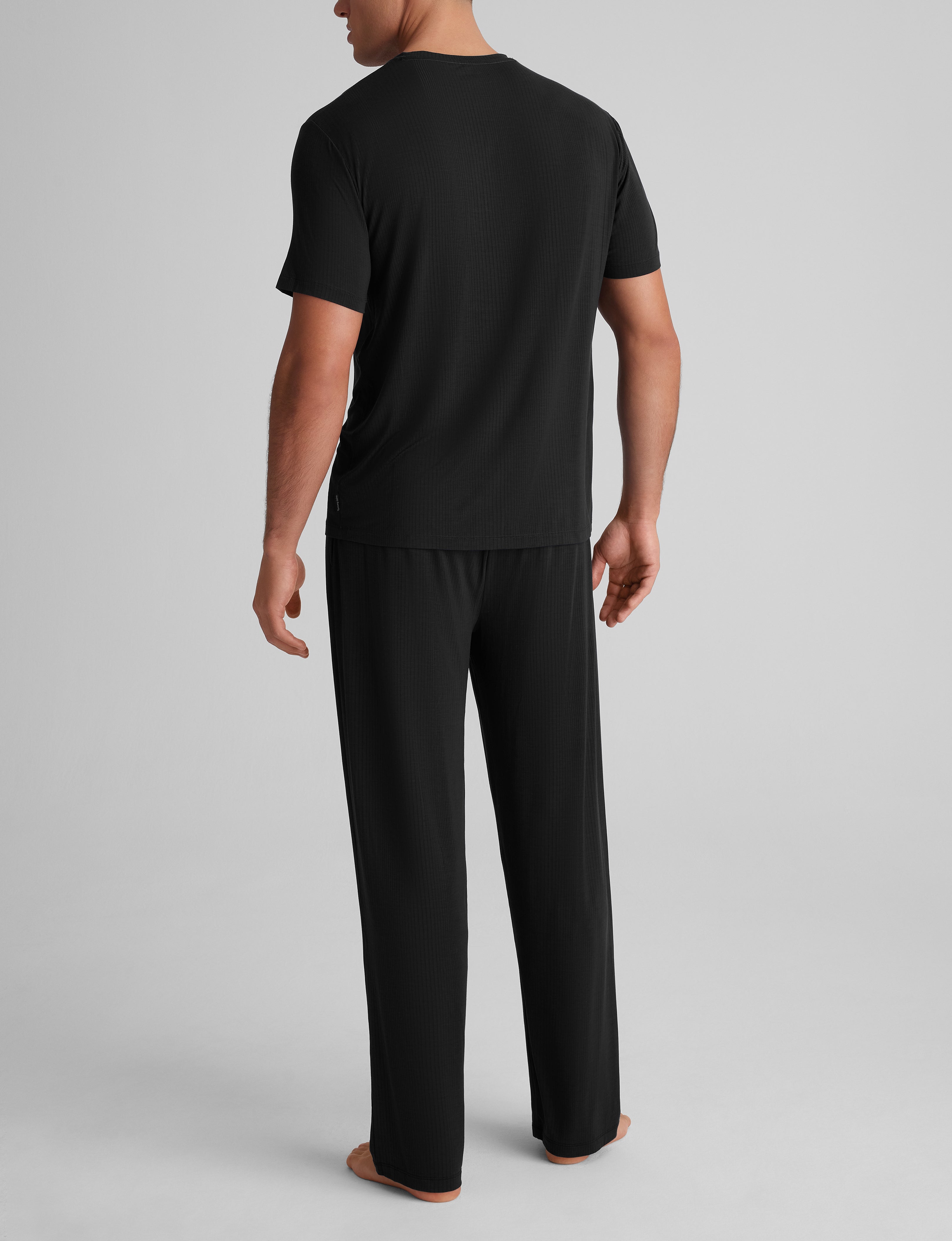 Second Skin Luxe Rib Sleep Tee & Pant Set - Image 8
