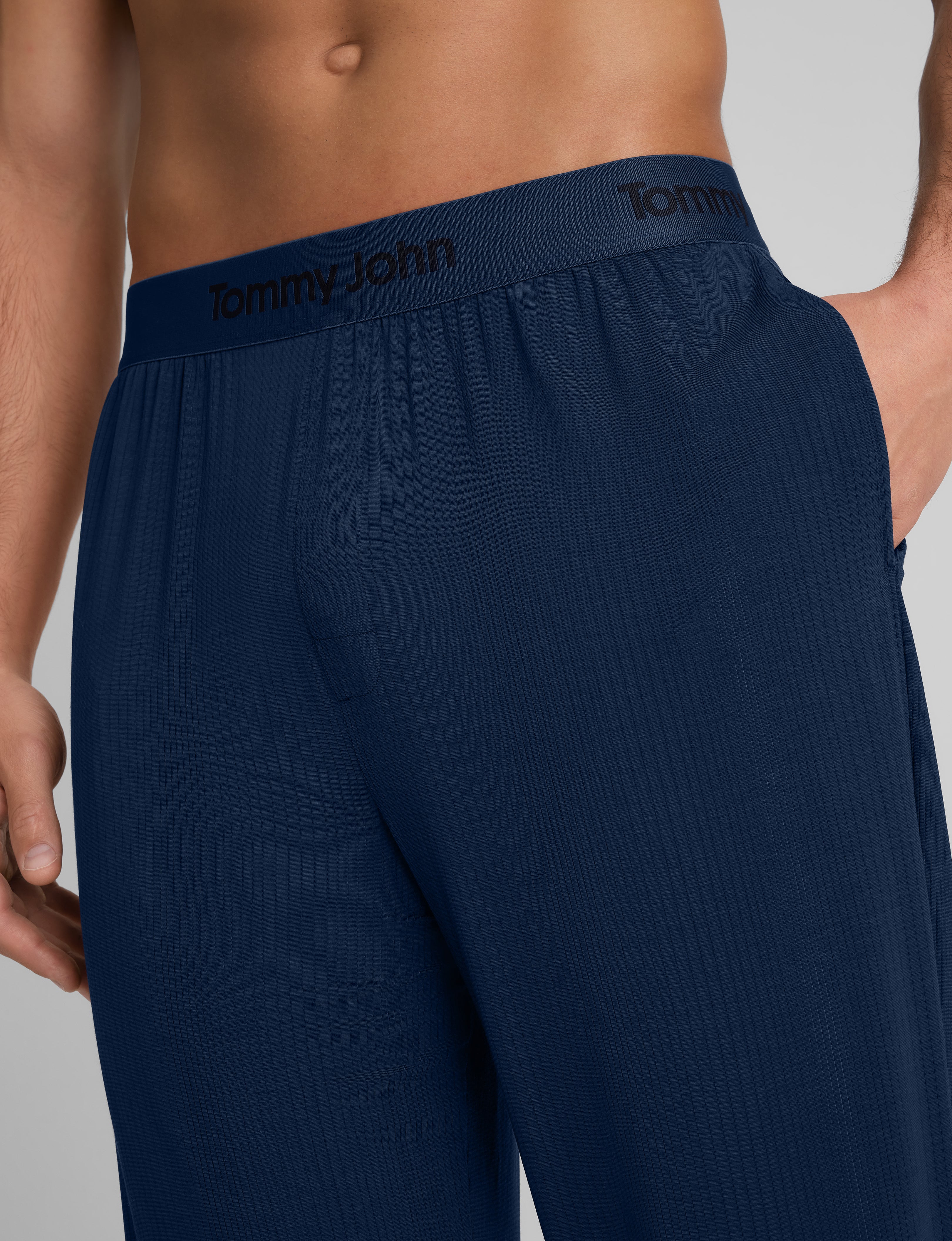 Second Skin Luxe Rib Sleep Tee & Pant Set - Image 6