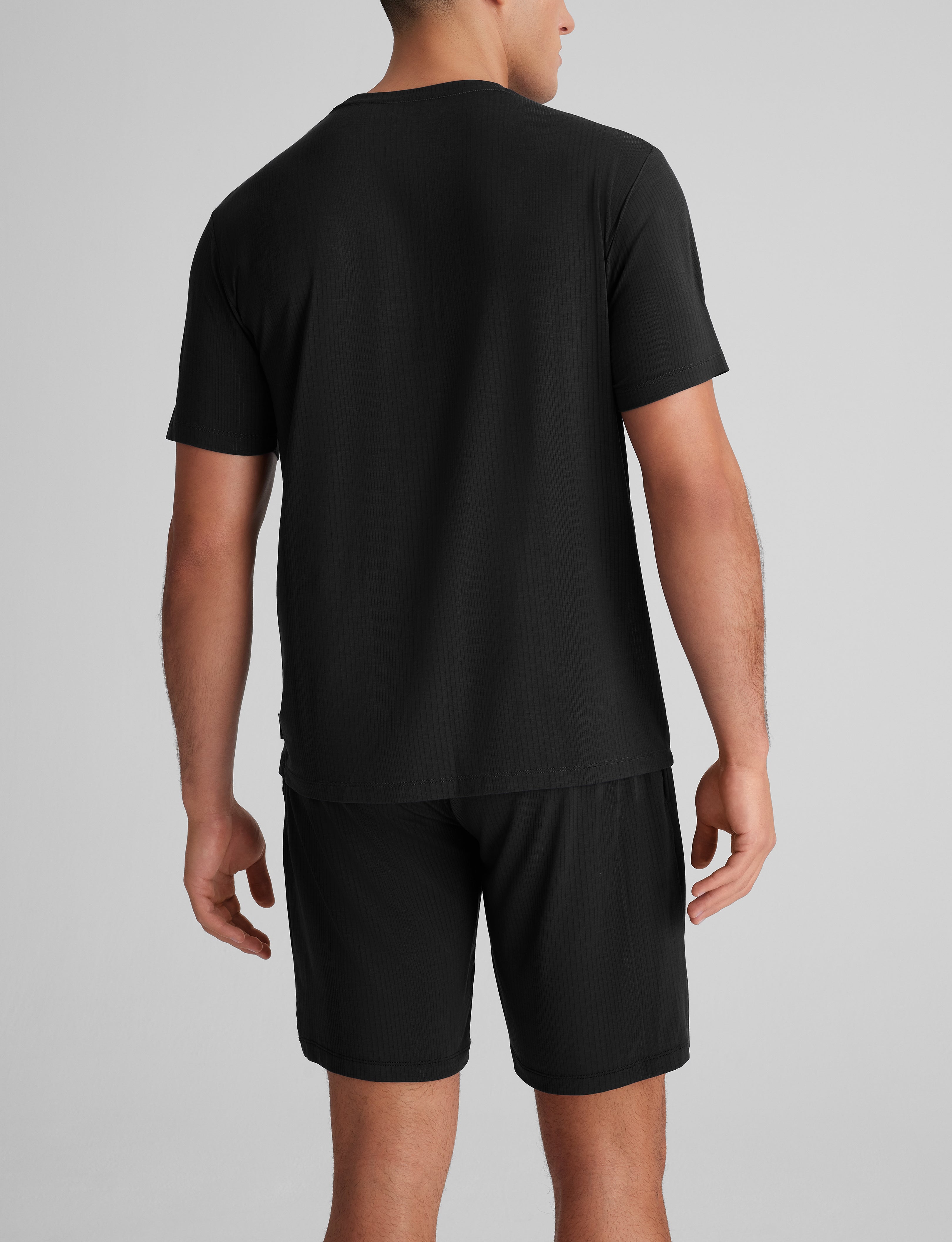 Second Skin Luxe Rib Sleep Tee & Short Set - Image 5