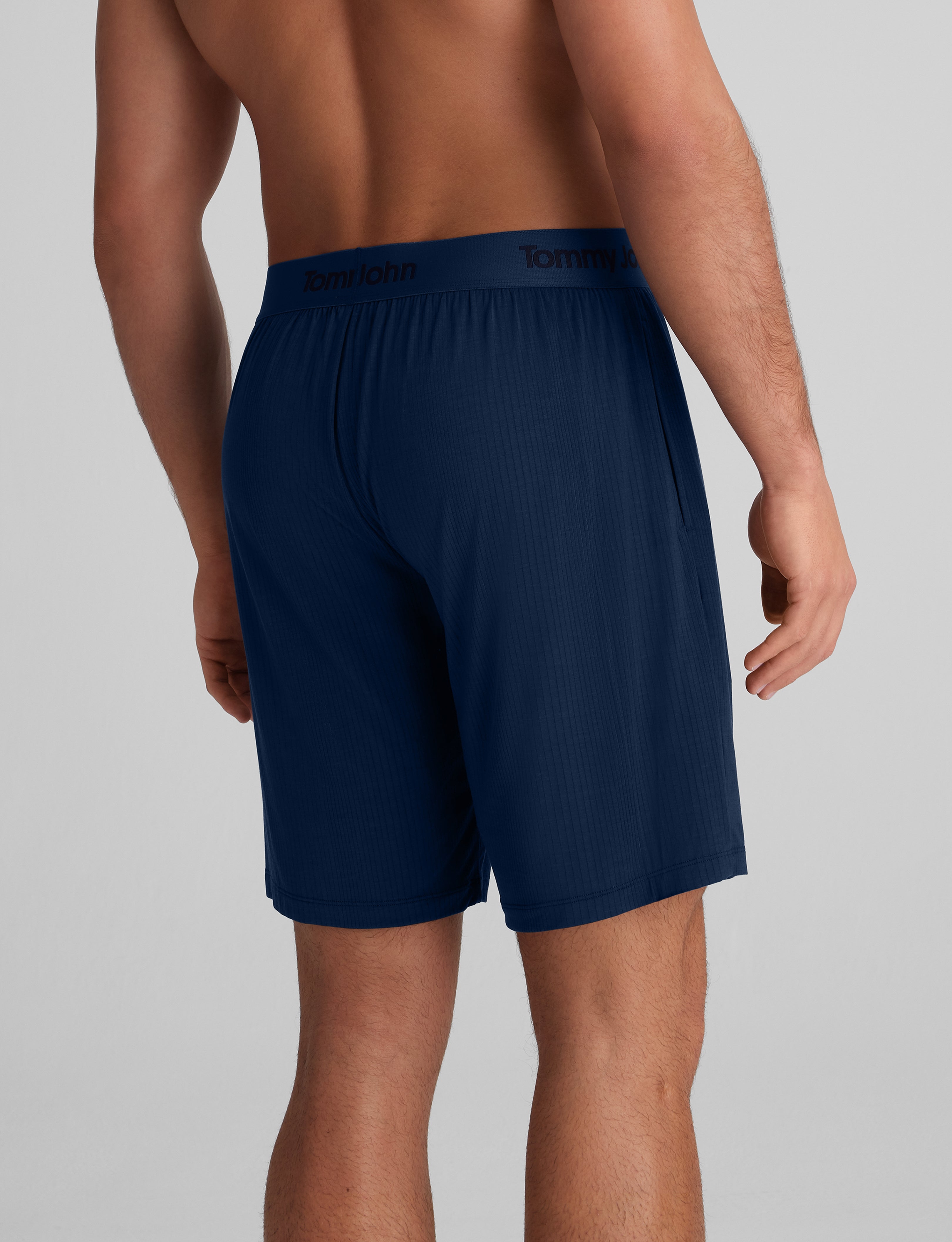 Second Skin Luxe Rib Sleep Tee & Short Set - Image 11