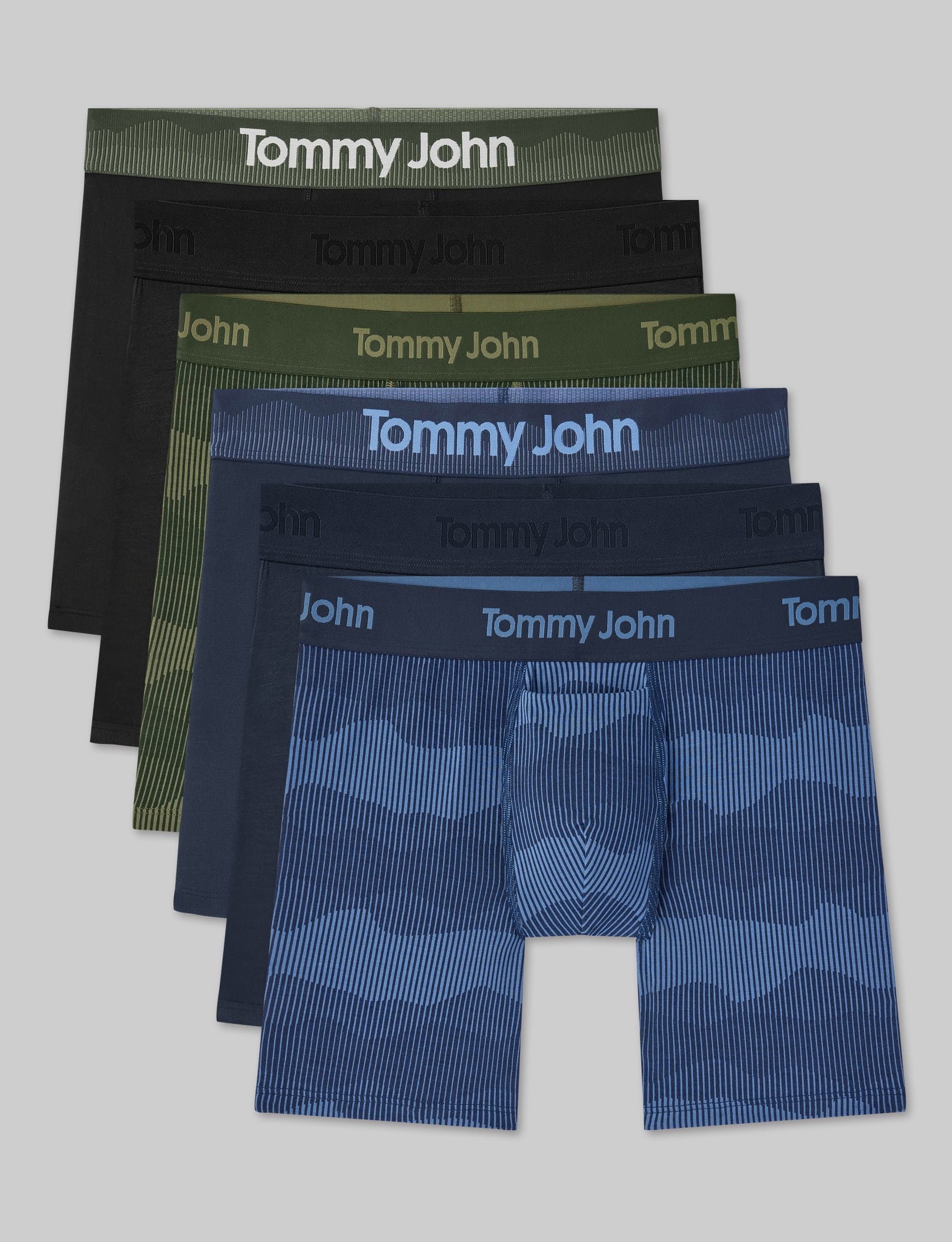 Second Skin Mid-Length Boxer Brief 6" (6-Pack)