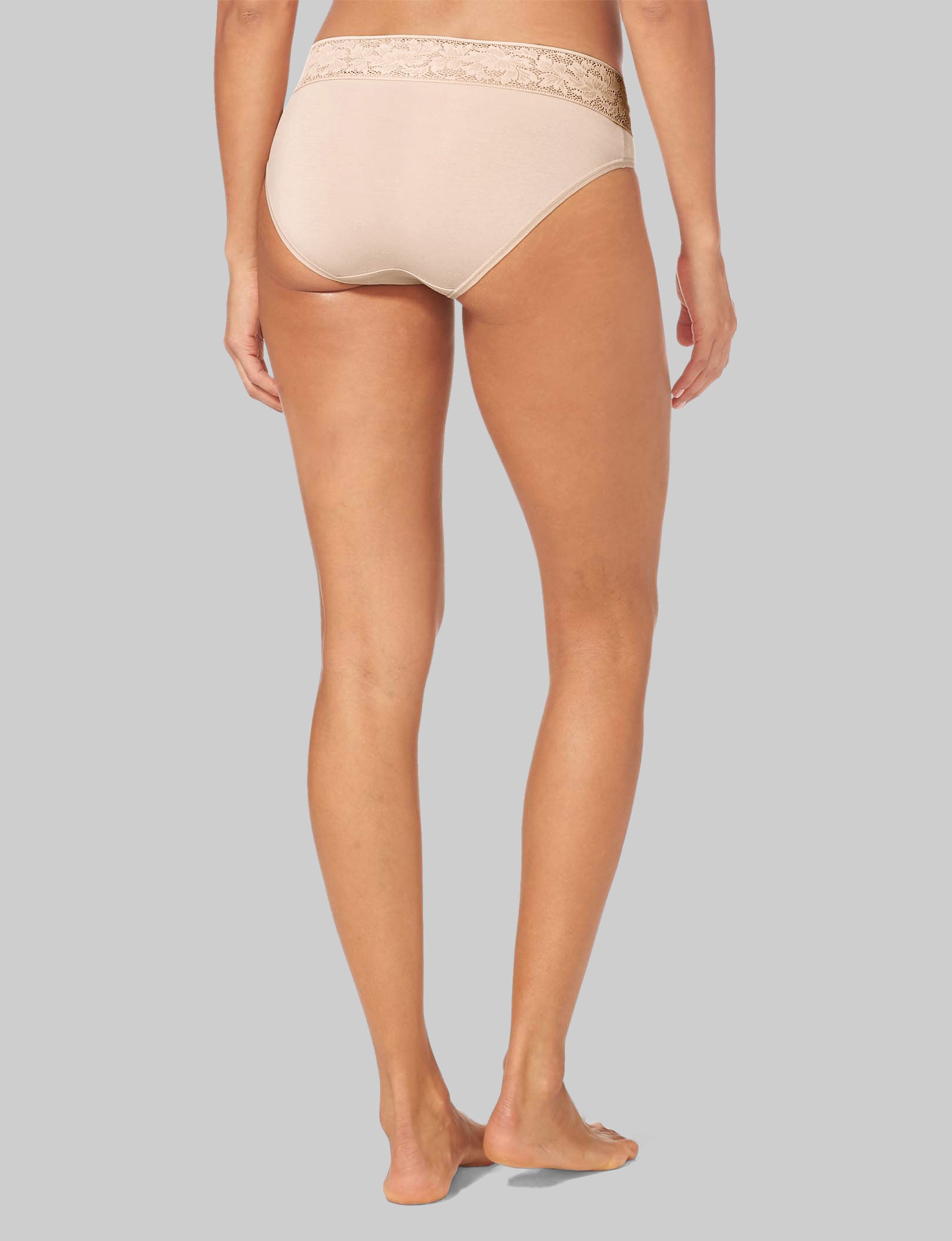 Women's Second Skin Brief, Lace Waist - Image 7
